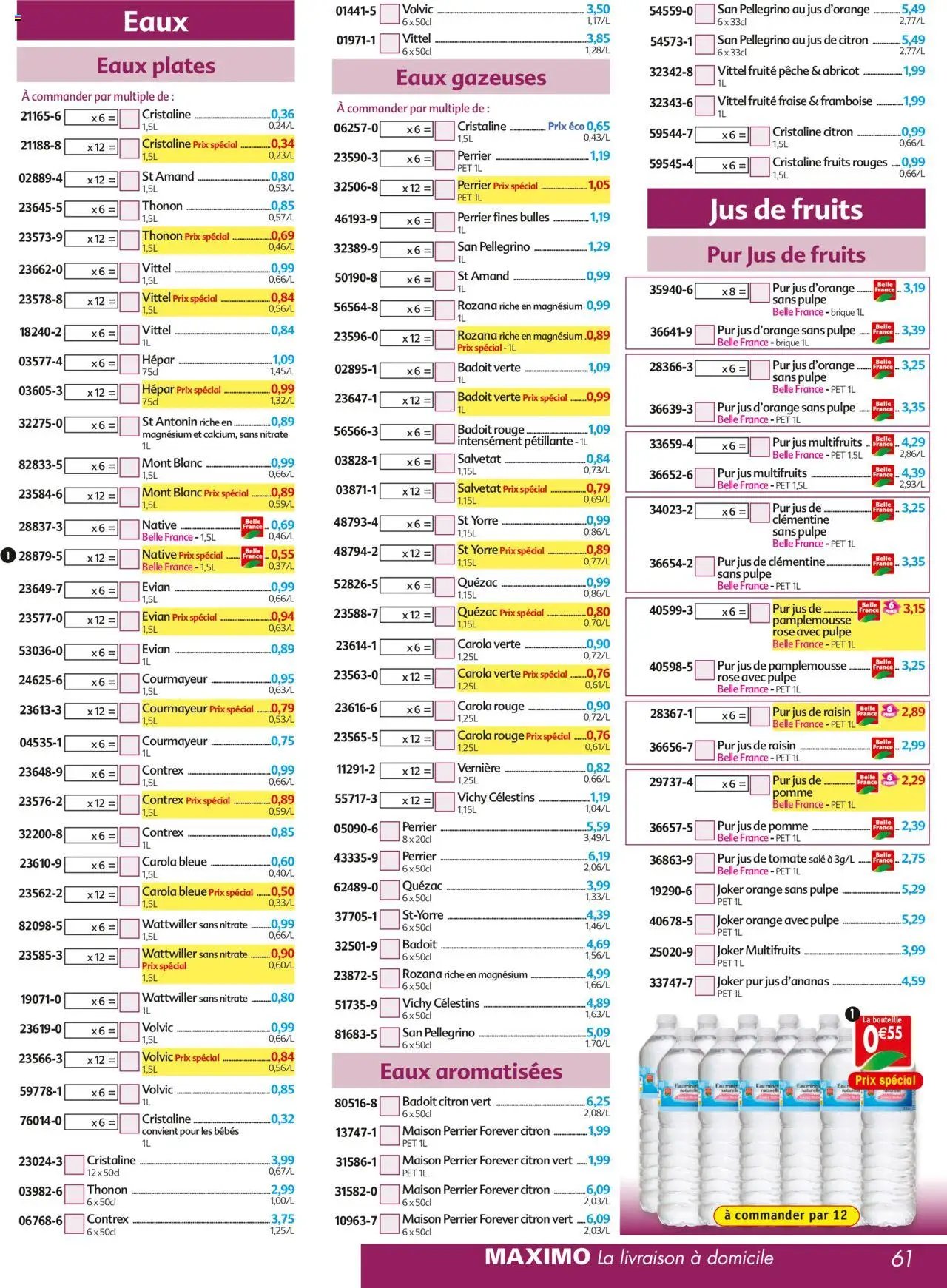 Maximo catalogue epicerie (2025-08-01 - 2025-08-28)