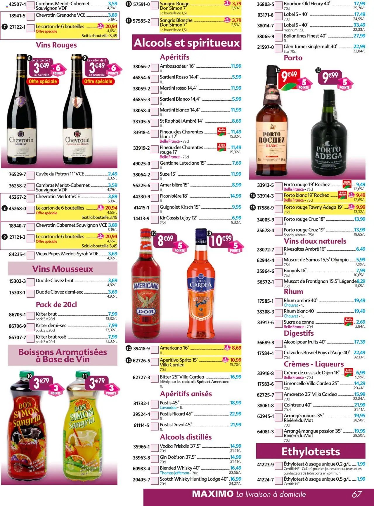 Maximo catalogue epicerie (2025-08-01 - 2025-08-28)