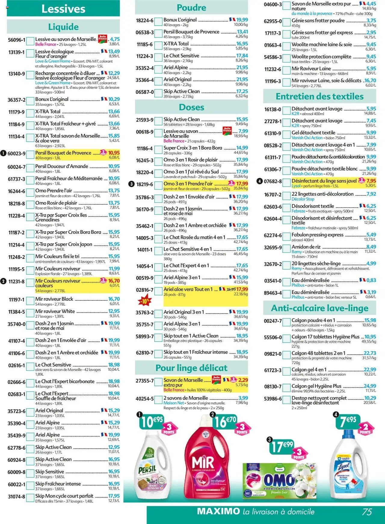 Maximo catalogue epicerie (2025-08-01 - 2025-08-28)