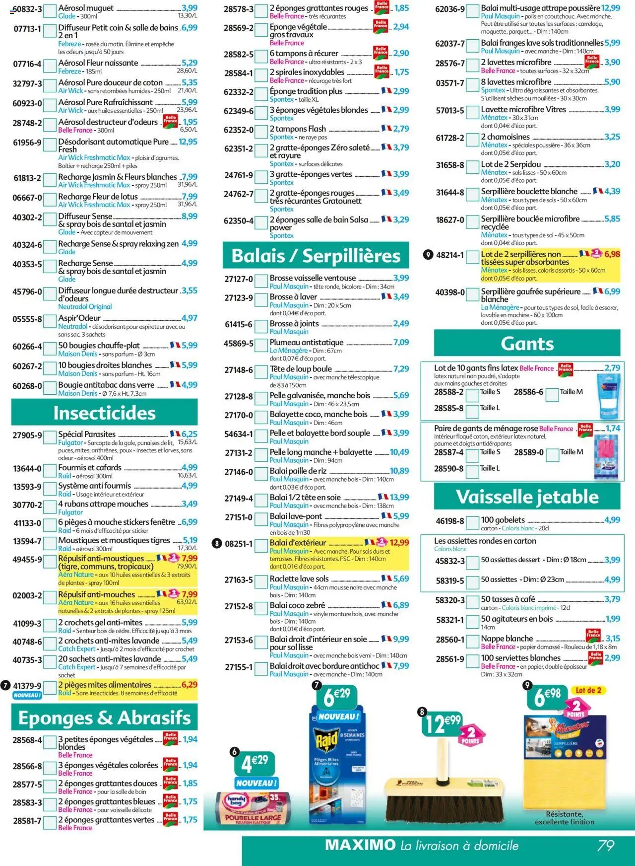 Maximo catalogue epicerie (2025-08-01 - 2025-08-28)