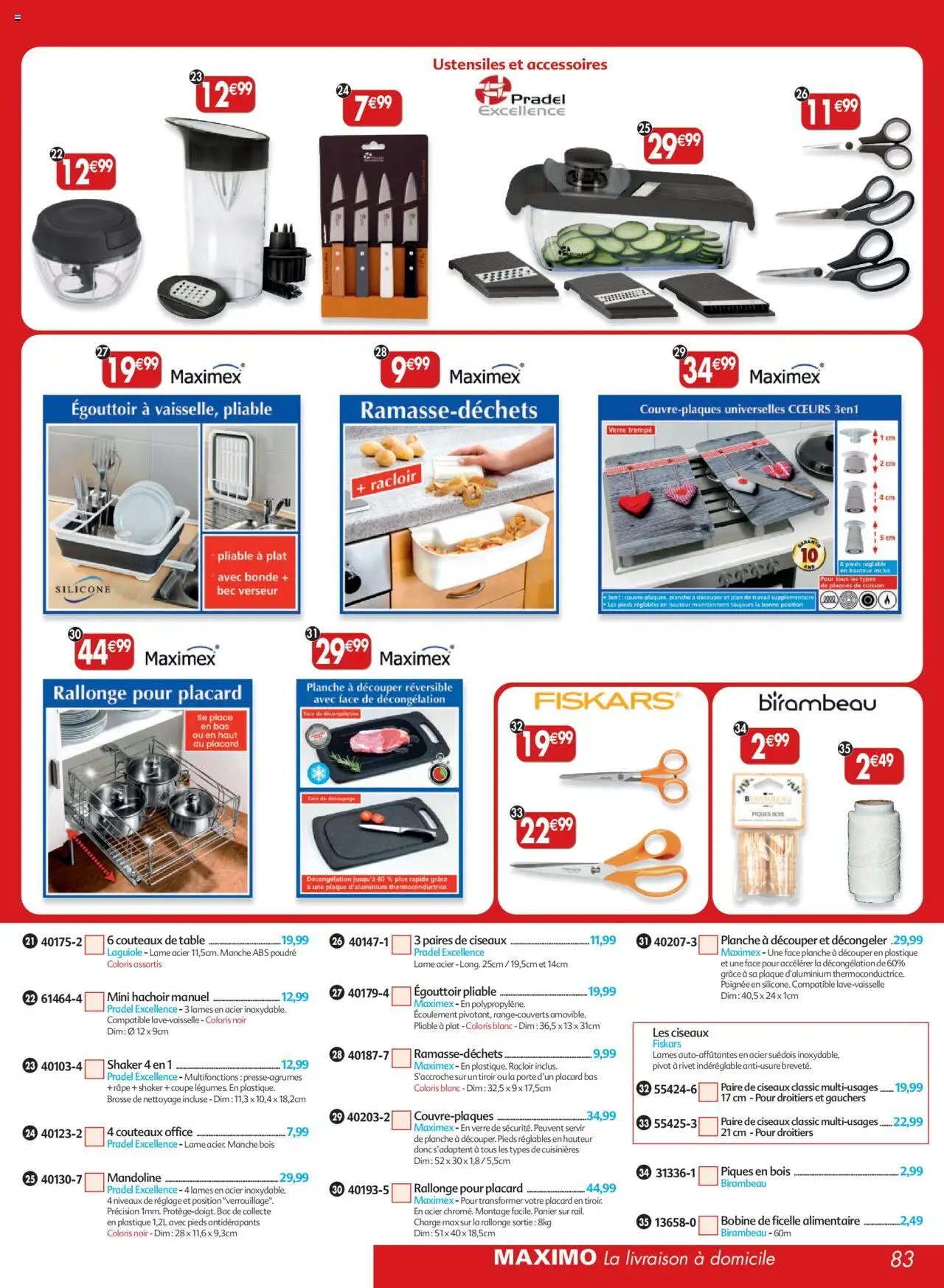 Maximo catalogue epicerie (2025-08-01 - 2025-08-28)