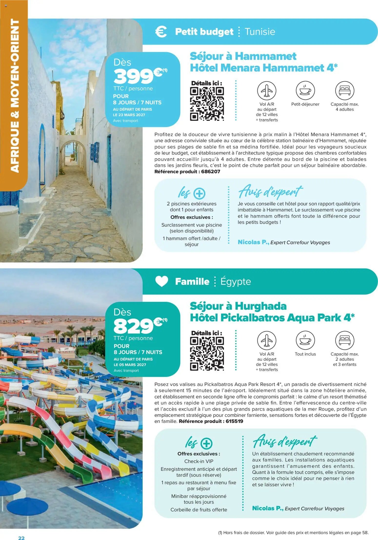 Carrefour Market Séjours & circuits - les créations carrefour voyages