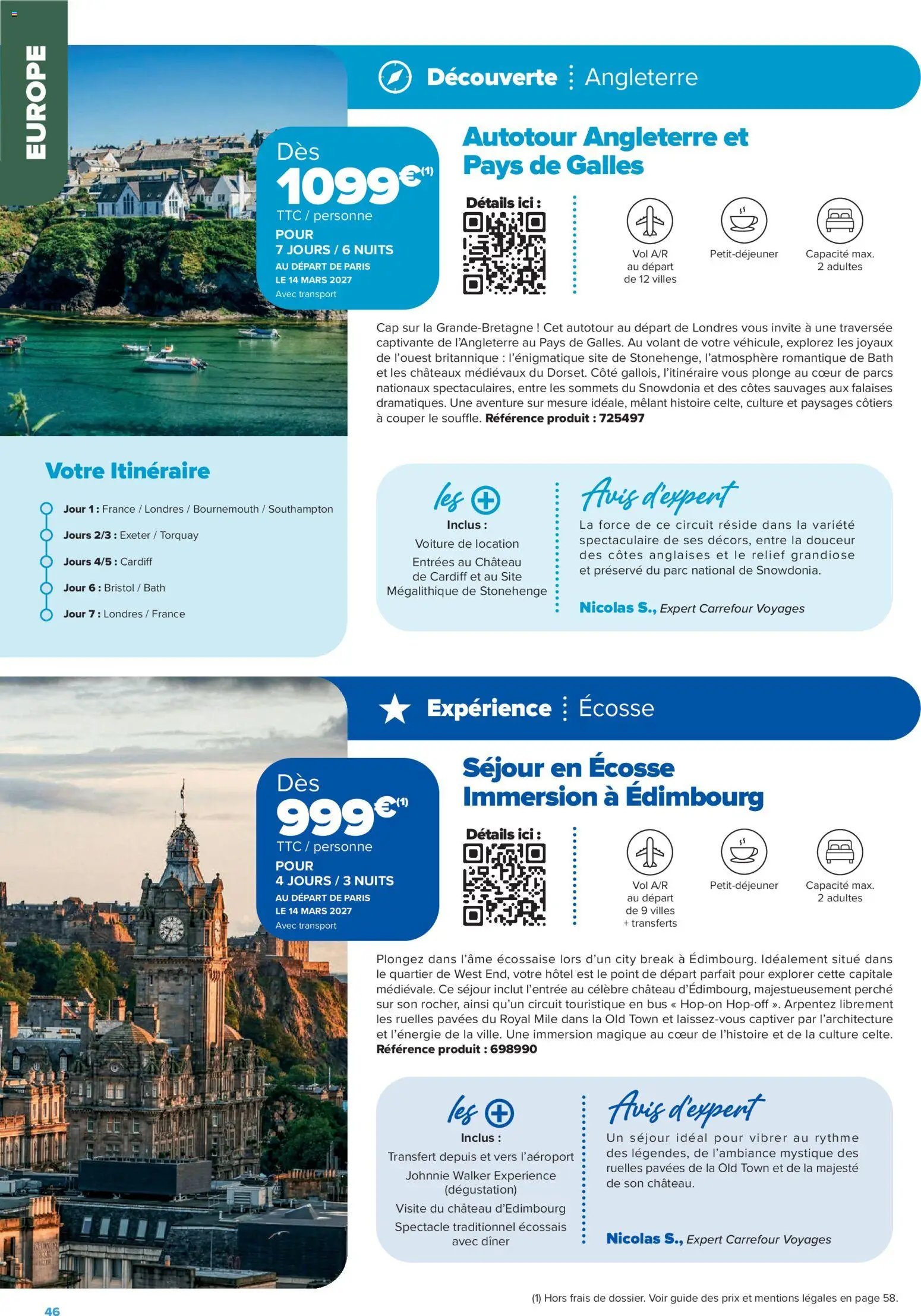 Carrefour Market Séjours & circuits - les créations carrefour voyages