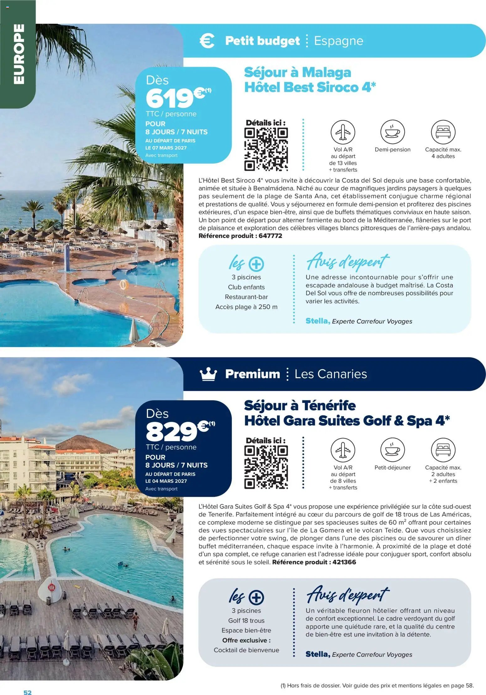 Carrefour Market Séjours & circuits - les créations carrefour voyages