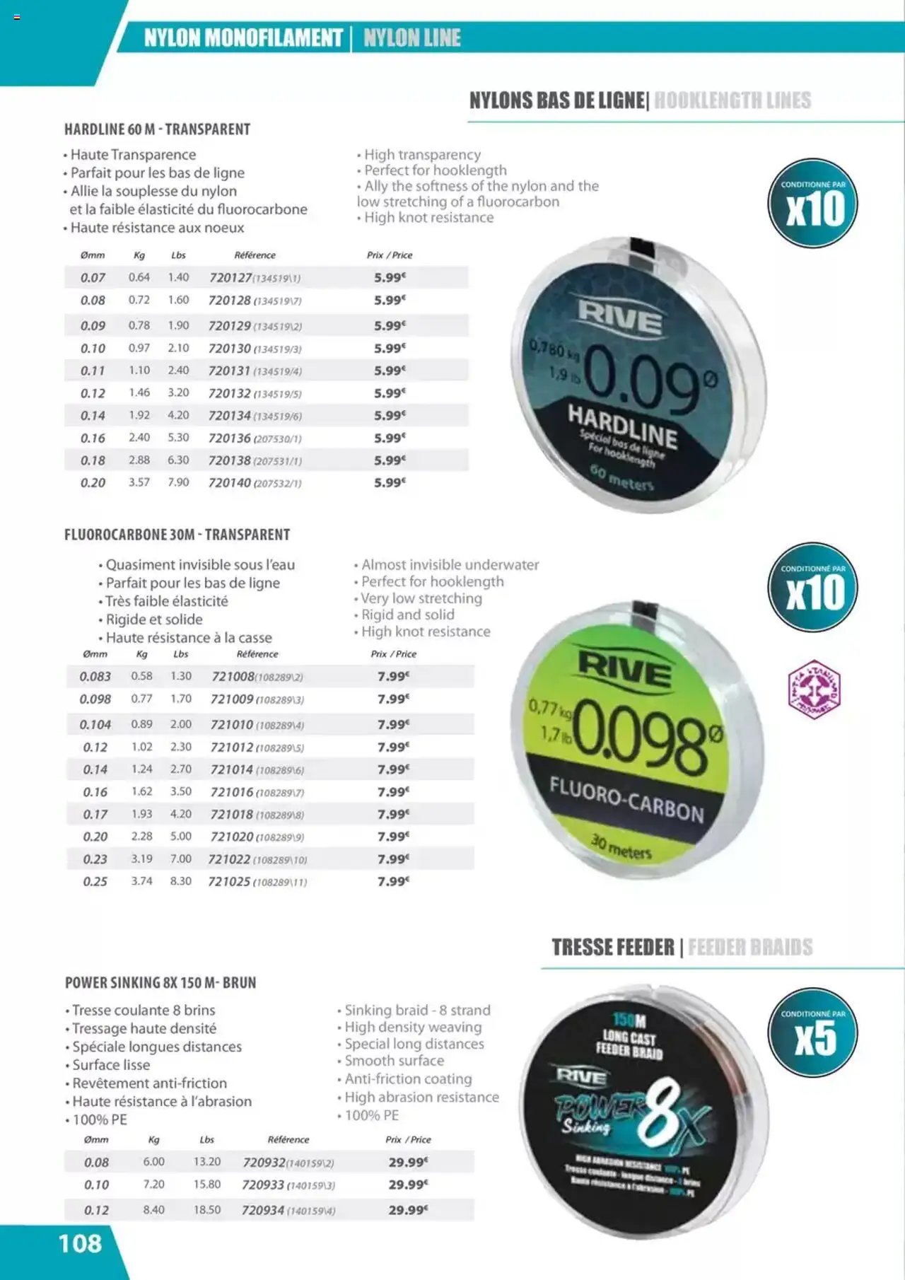 Pacific Pêche catalogue