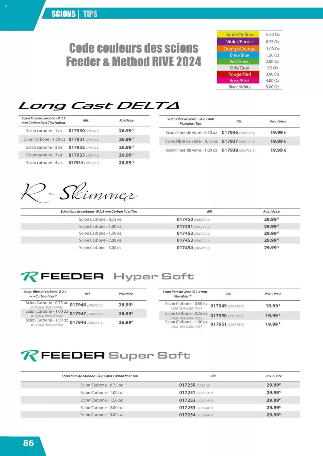 Pacific Pêche catalogue