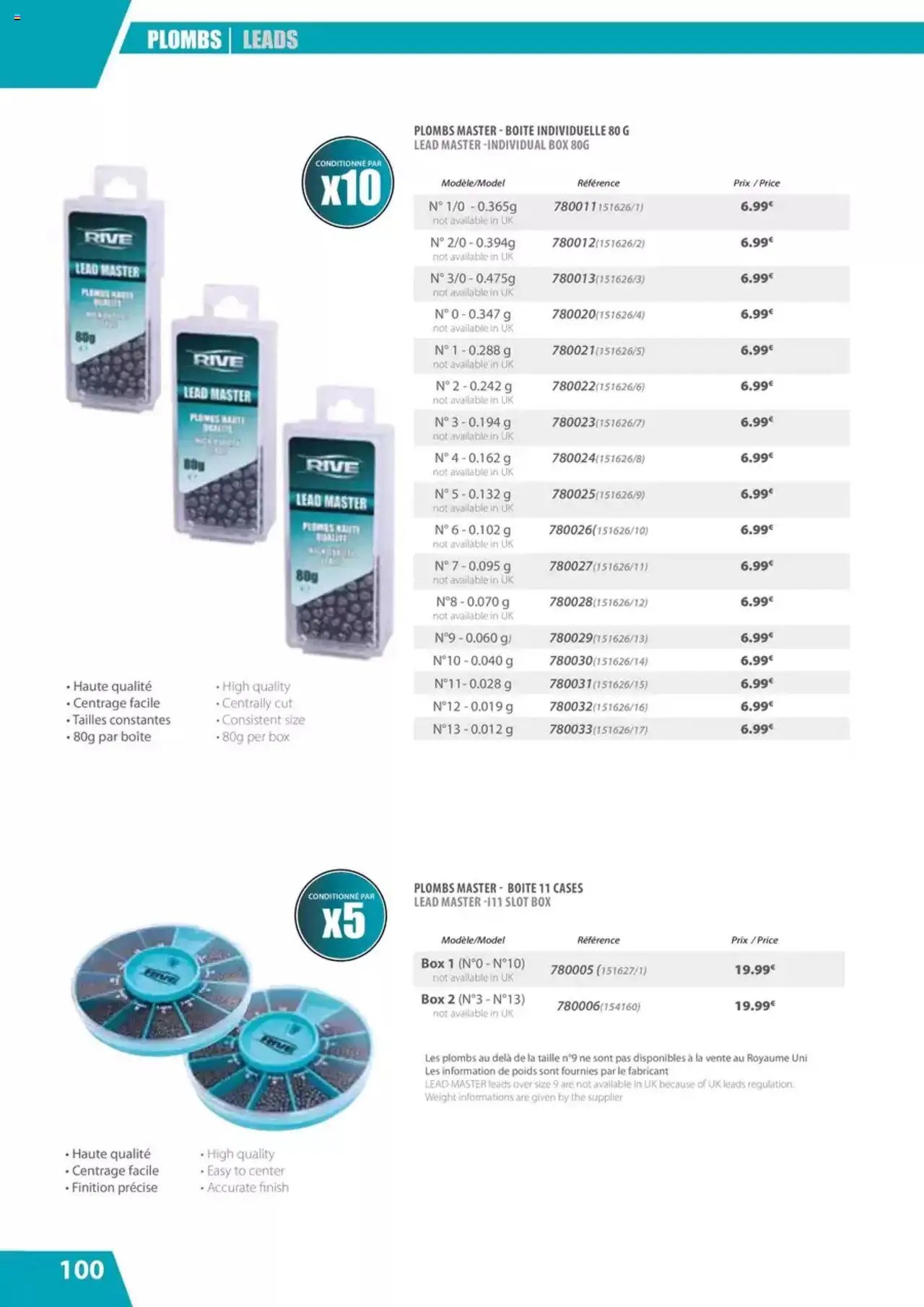 Pacific Pêche catalogue