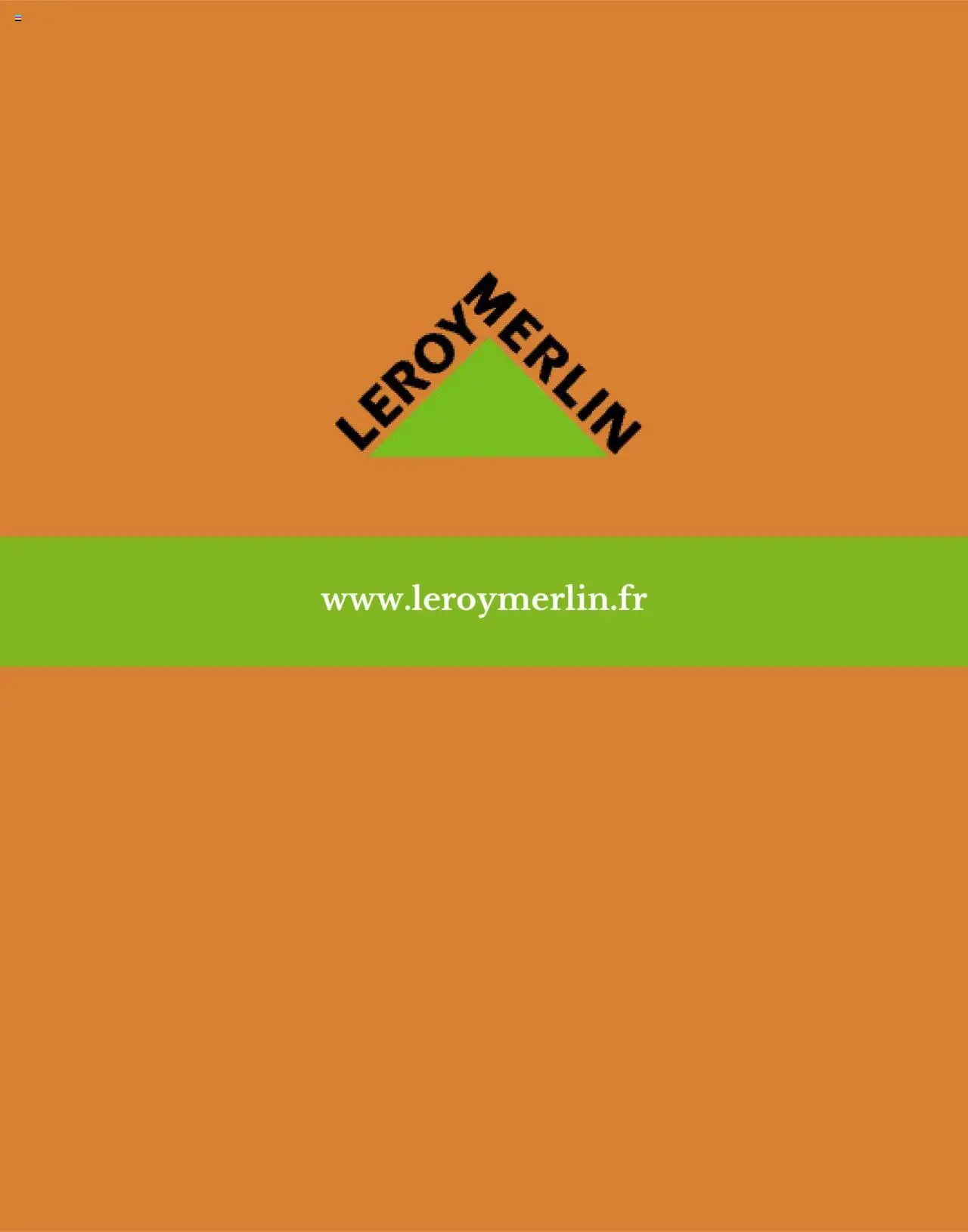 Leroy Merlin catalogue