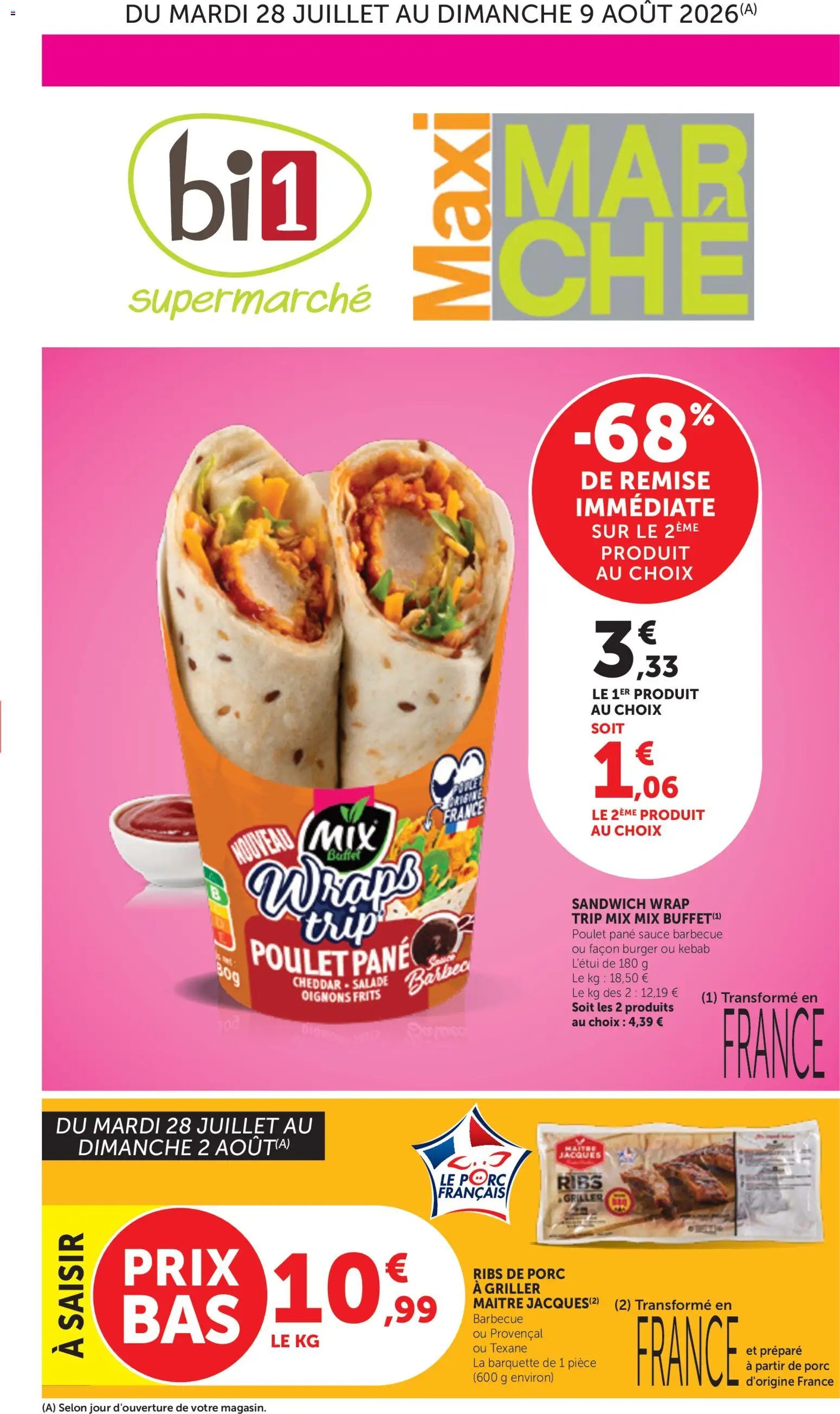 bi1 Catalogue maxi marché