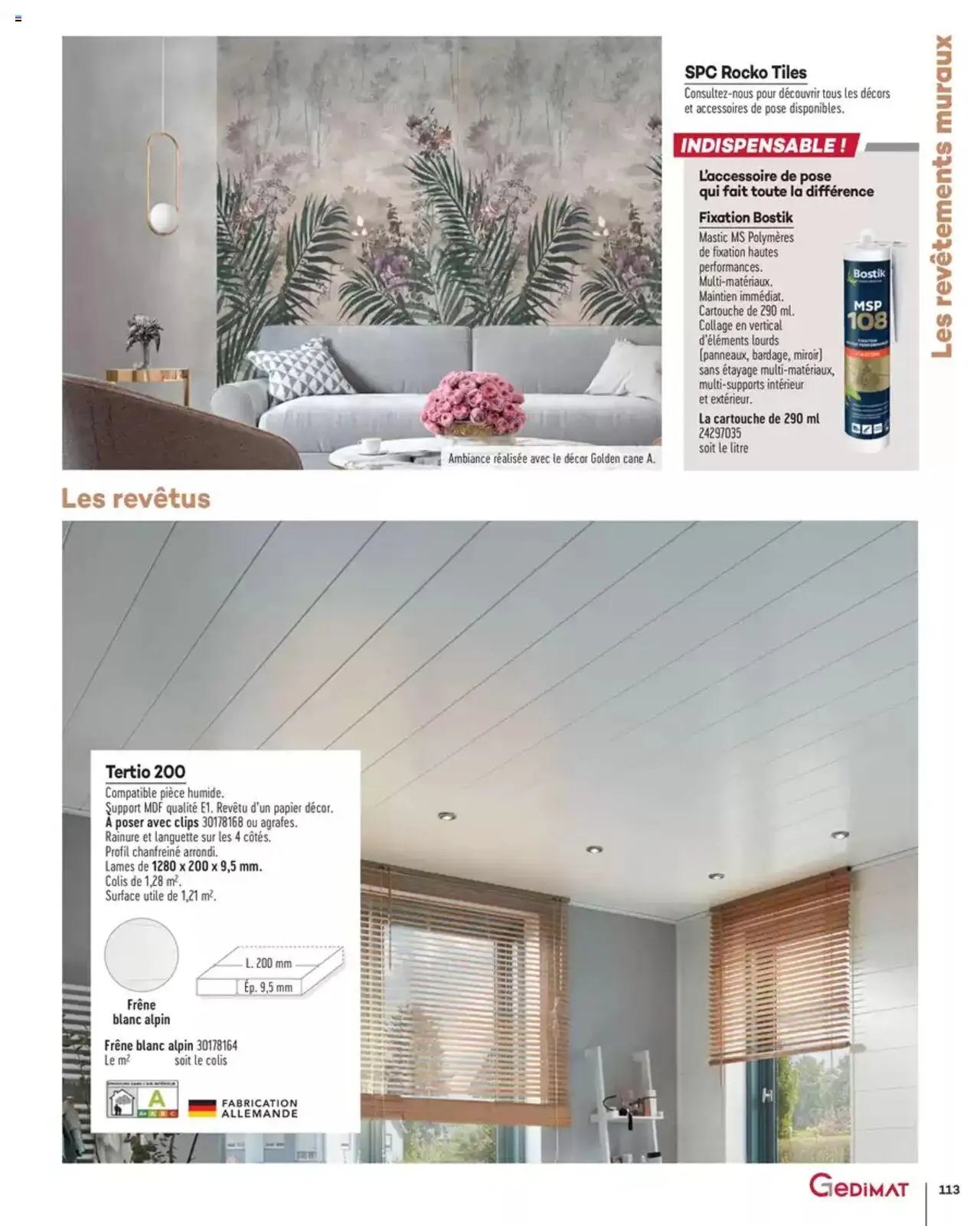 Gedimat Sols & murs intérieurs (2025-03-14 - 2025-12-31)