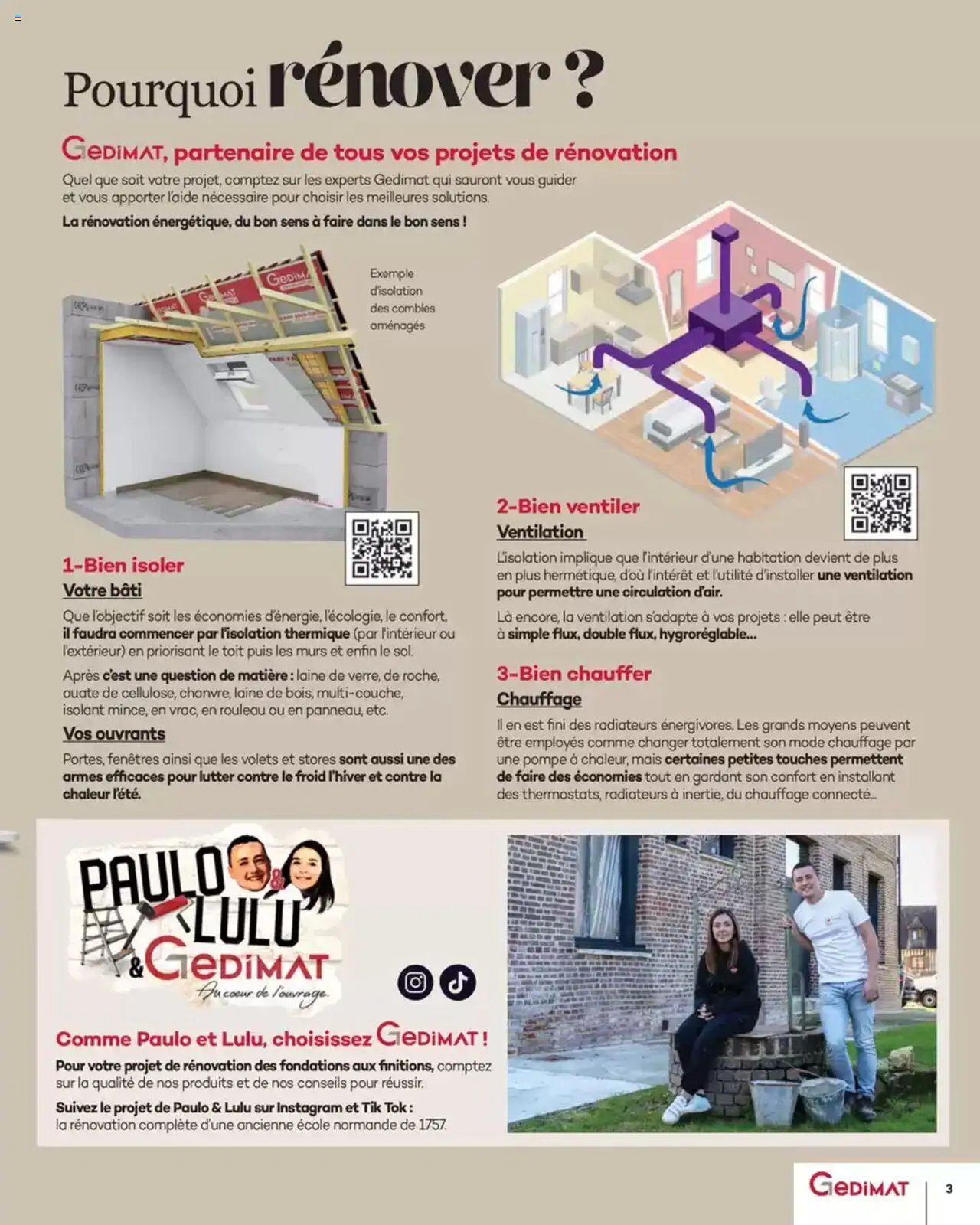 Gedimat Sols & murs intérieurs (2025-03-14 - 2025-12-31)