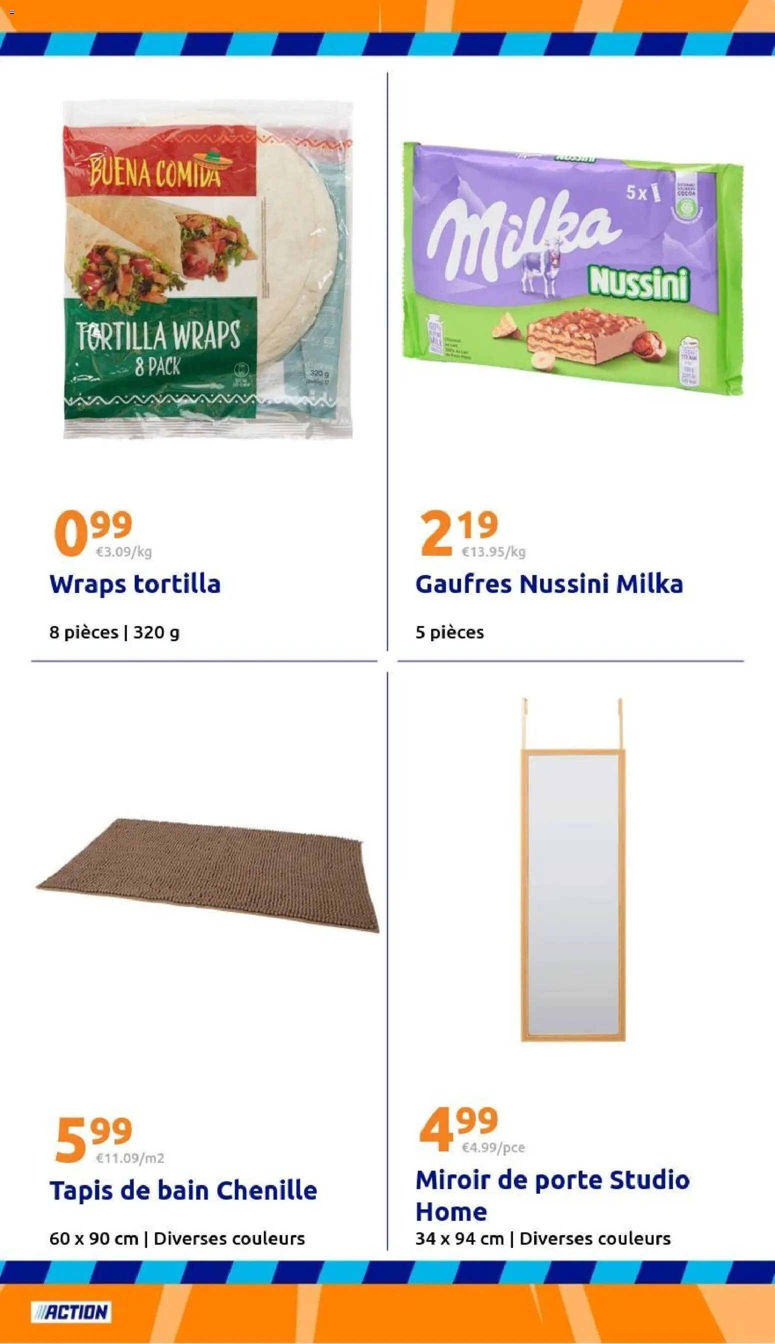 Action catalogue