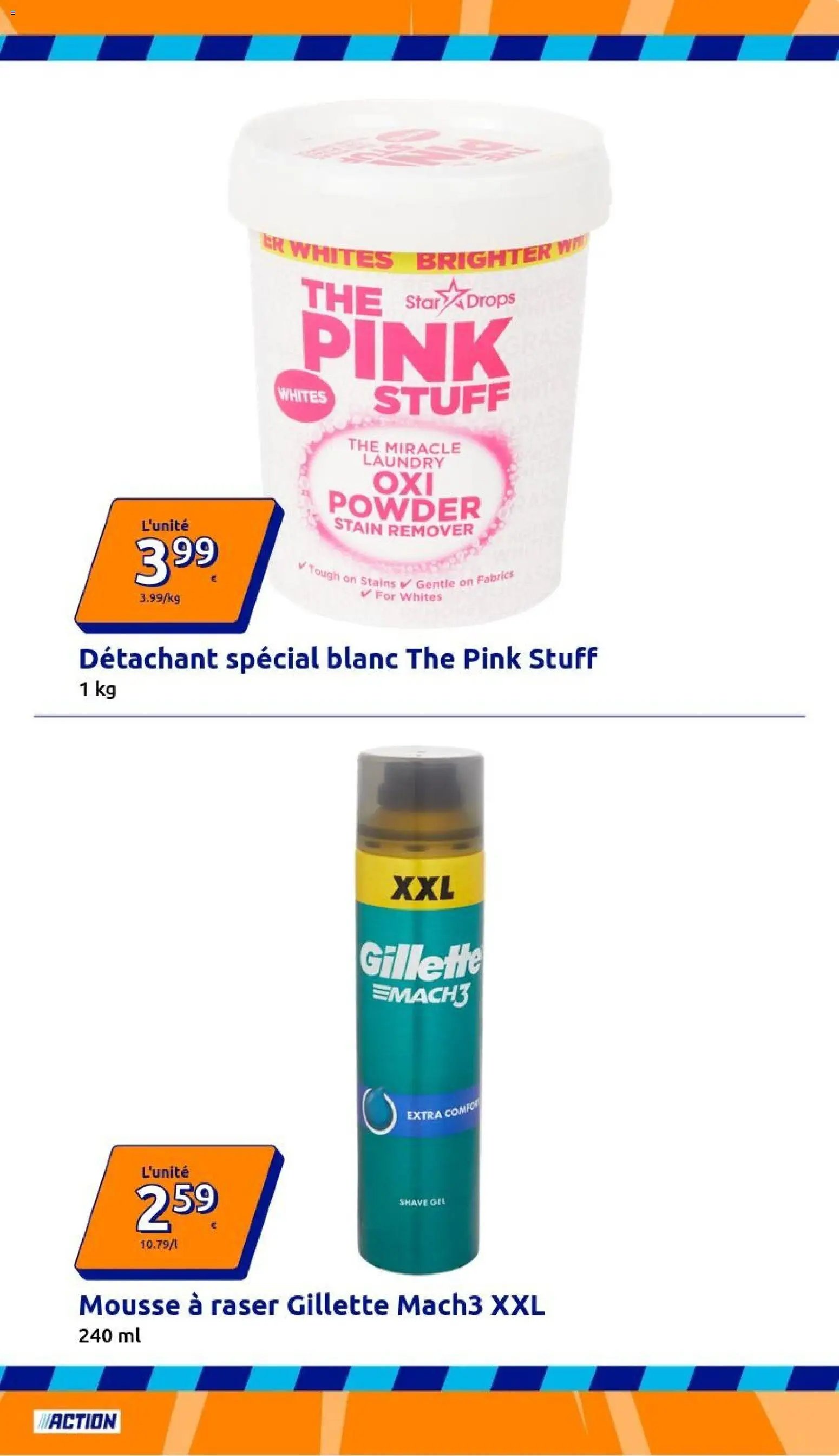 Action catalogue