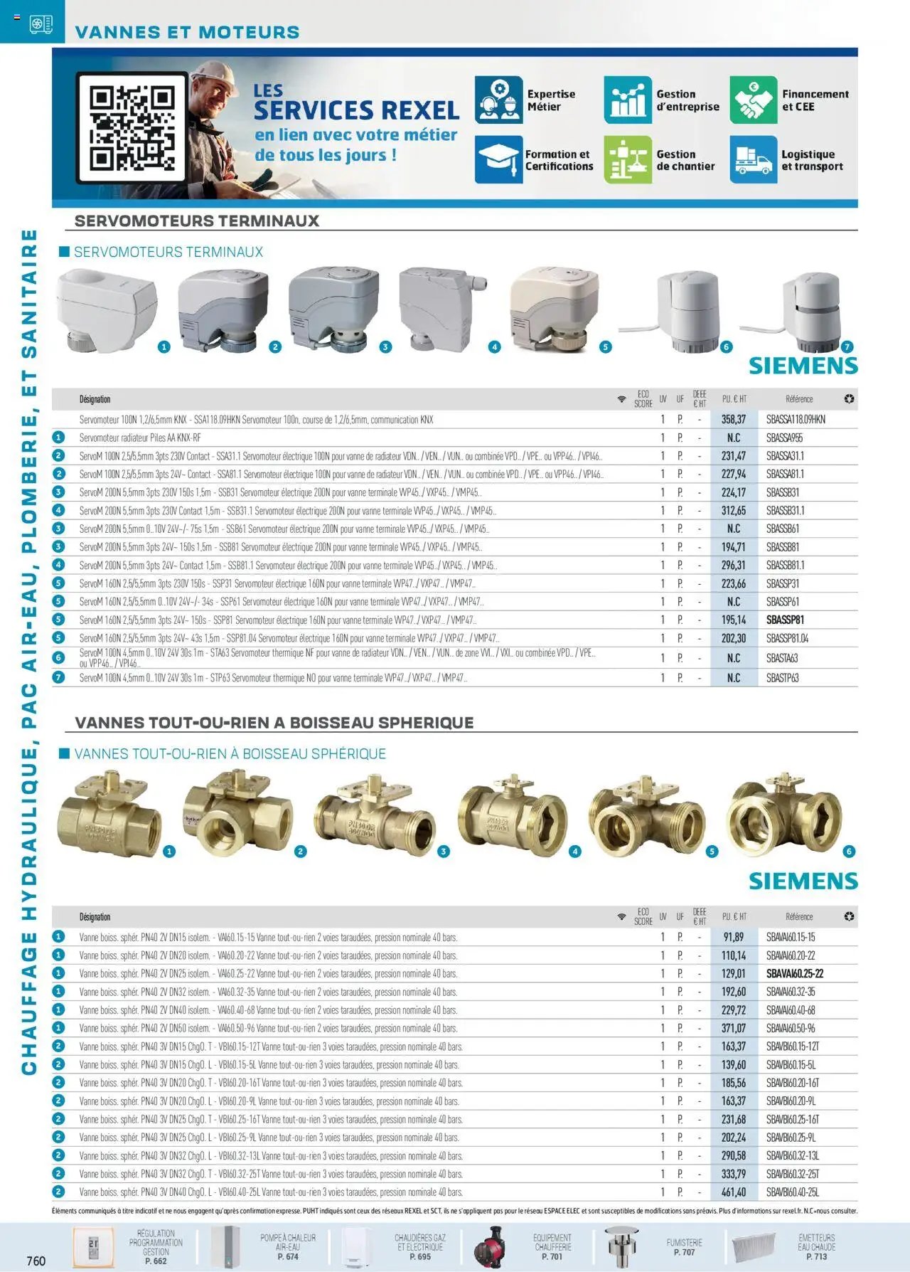 Rexel Chauffage Hydraulique, PAC Air-Eau, Plomberie et Sanitaire (2024-12-01 - 2025-12-31)