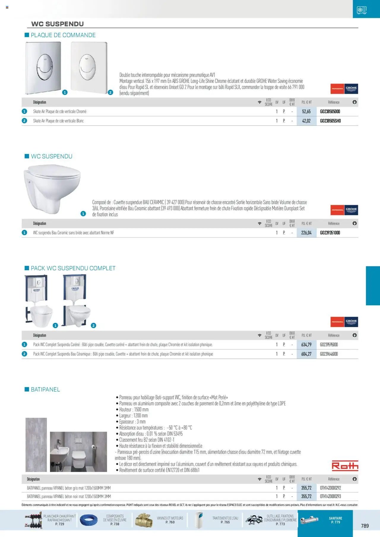 Rexel Chauffage Hydraulique, PAC Air-Eau, Plomberie et Sanitaire (2024-12-01 - 2025-12-31)