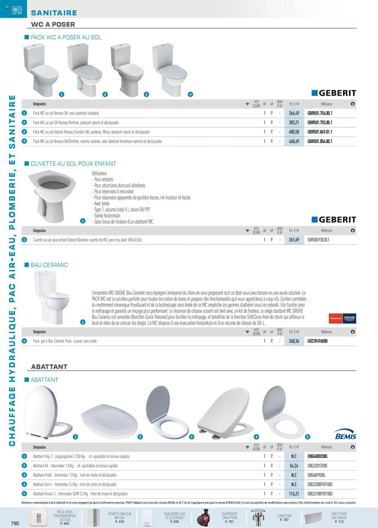 Rexel Chauffage Hydraulique, PAC Air-Eau, Plomberie et Sanitaire (2024-12-01 - 2025-12-31)