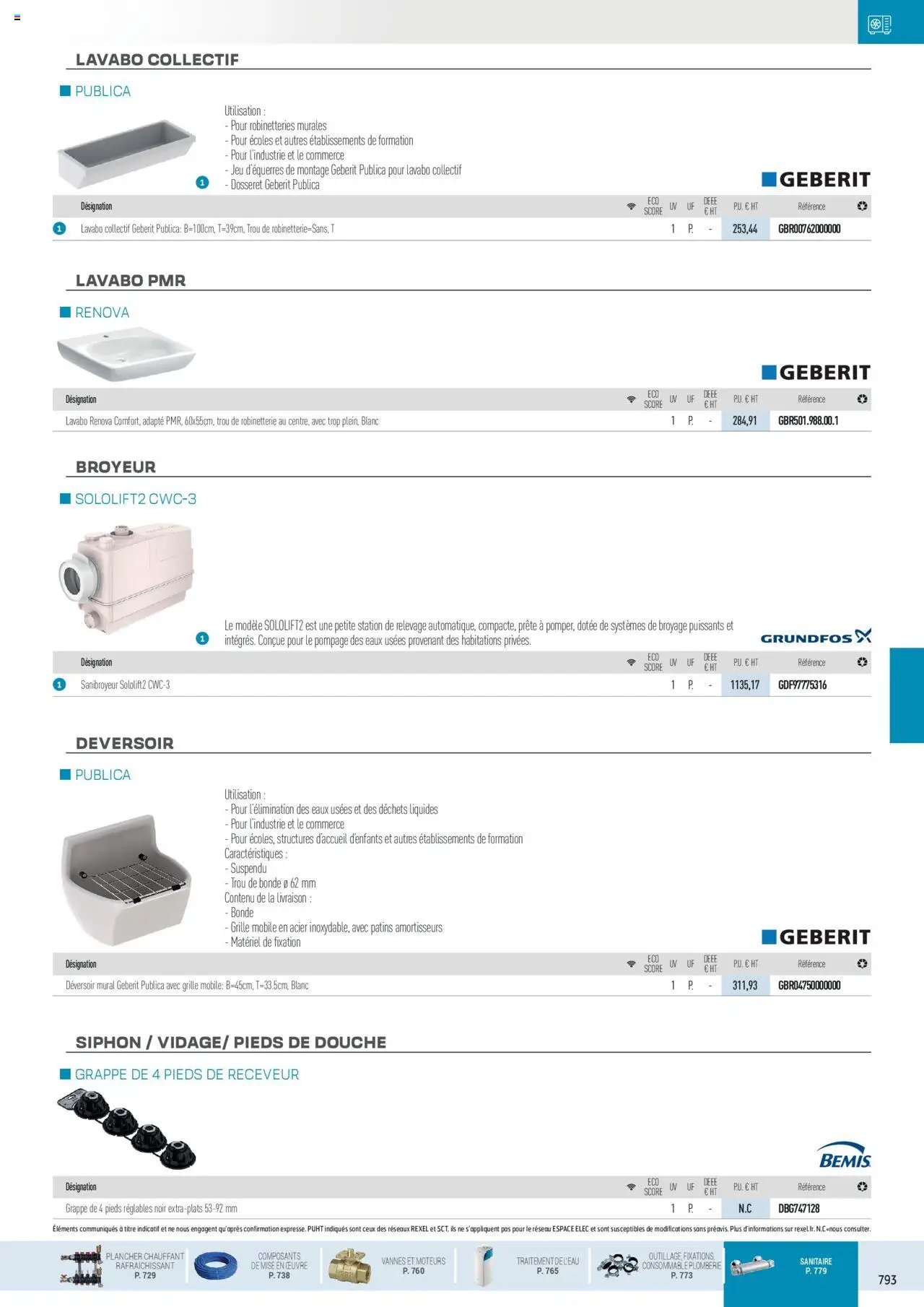 Rexel Chauffage Hydraulique, PAC Air-Eau, Plomberie et Sanitaire (2024-12-01 - 2025-12-31)