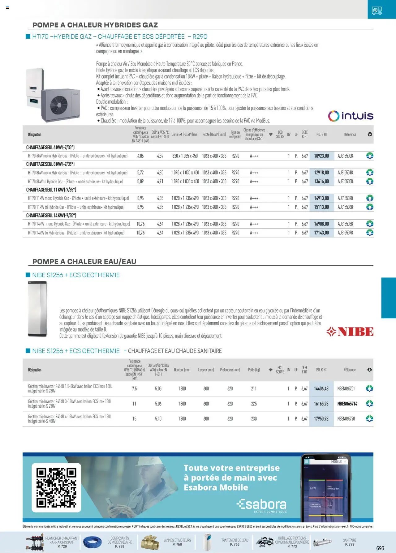 Rexel Chauffage Hydraulique, PAC Air-Eau, Plomberie et Sanitaire (2024-12-01 - 2025-12-31)