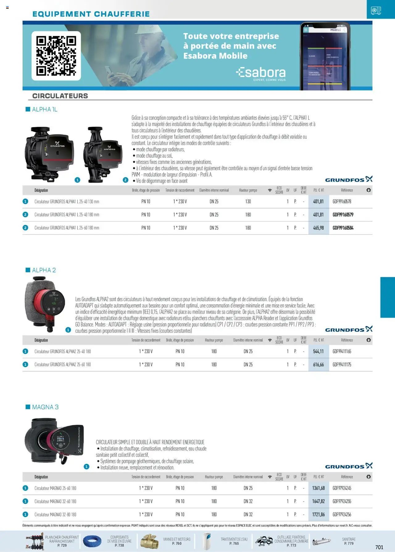Rexel Chauffage Hydraulique, PAC Air-Eau, Plomberie et Sanitaire (2024-12-01 - 2025-12-31)