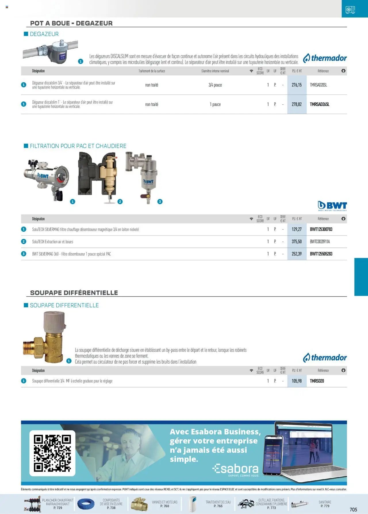 Rexel Chauffage Hydraulique, PAC Air-Eau, Plomberie et Sanitaire (2024-12-01 - 2025-12-31)