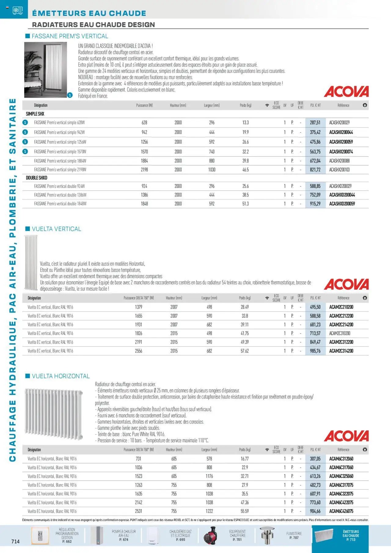 Rexel Chauffage Hydraulique, PAC Air-Eau, Plomberie et Sanitaire (2024-12-01 - 2025-12-31)