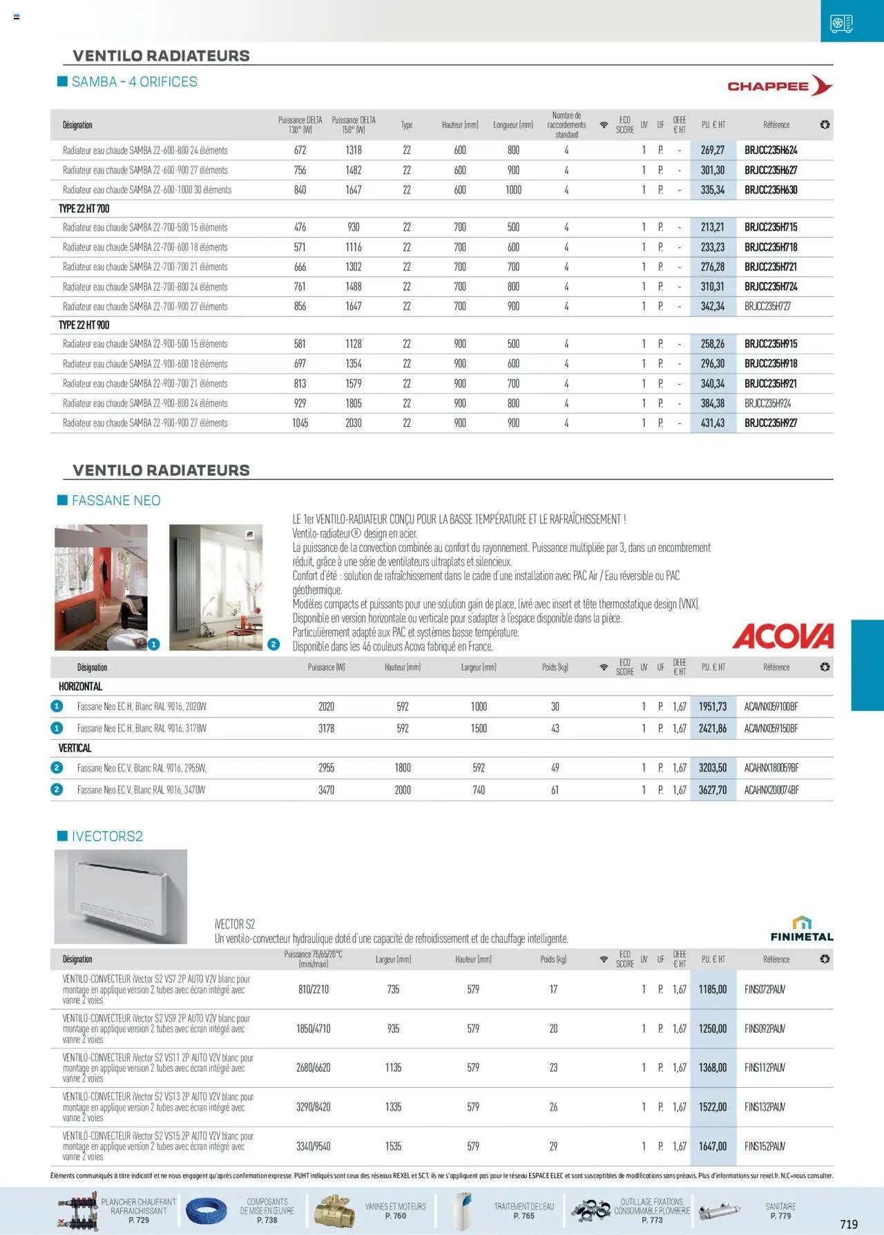 Rexel Chauffage Hydraulique, PAC Air-Eau, Plomberie et Sanitaire (2024-12-01 - 2025-12-31)