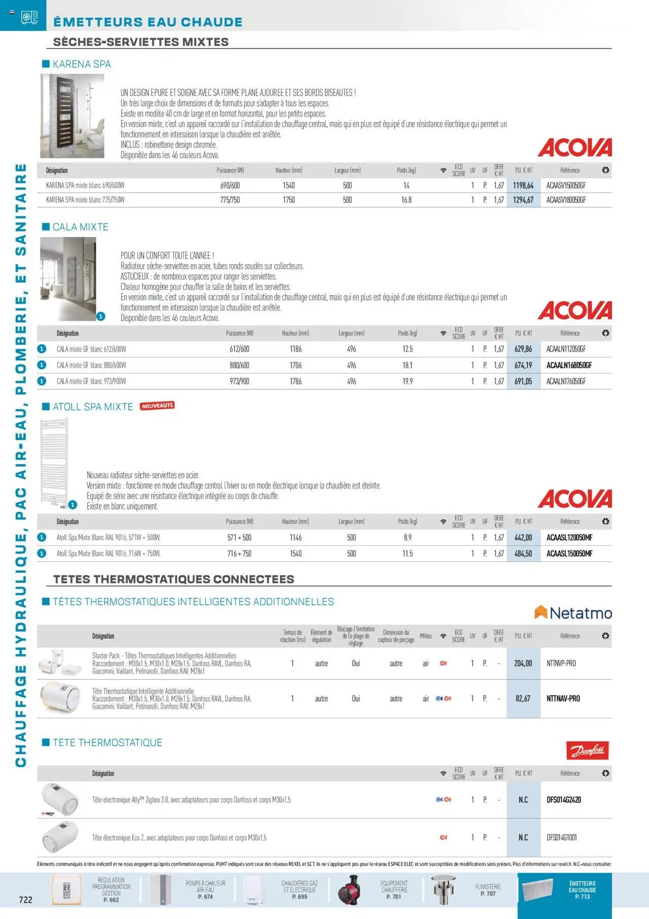 Rexel Chauffage Hydraulique, PAC Air-Eau, Plomberie et Sanitaire (2024-12-01 - 2025-12-31)