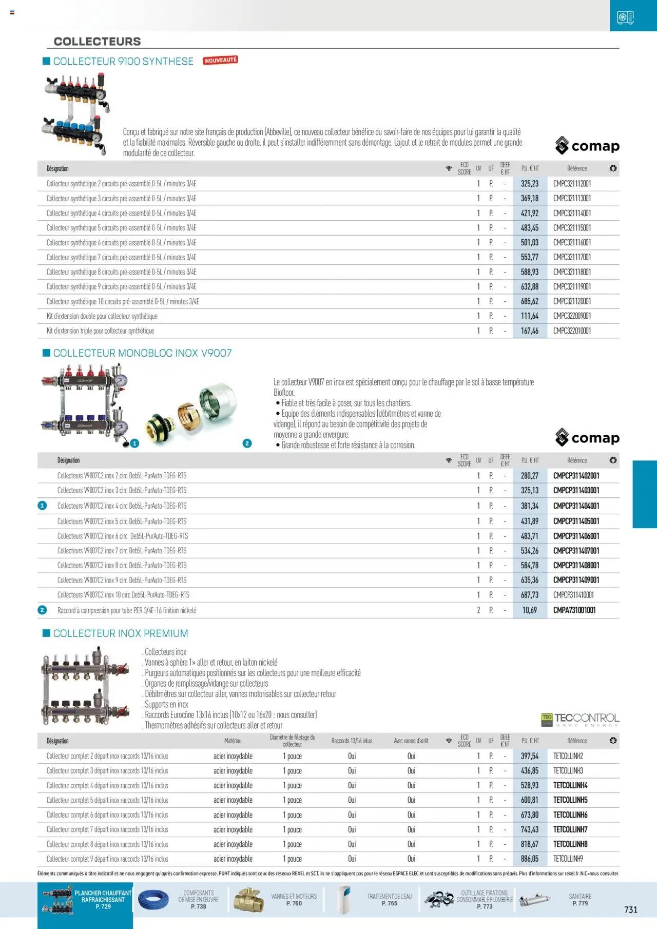 Rexel Chauffage Hydraulique, PAC Air-Eau, Plomberie et Sanitaire (2024-12-01 - 2025-12-31)