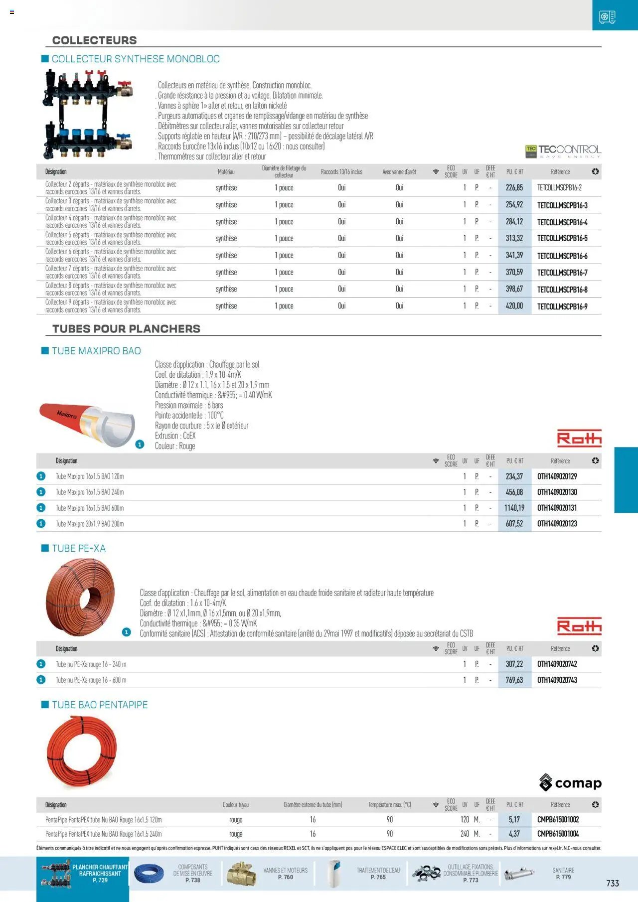 Rexel Chauffage Hydraulique, PAC Air-Eau, Plomberie et Sanitaire (2024-12-01 - 2025-12-31)
