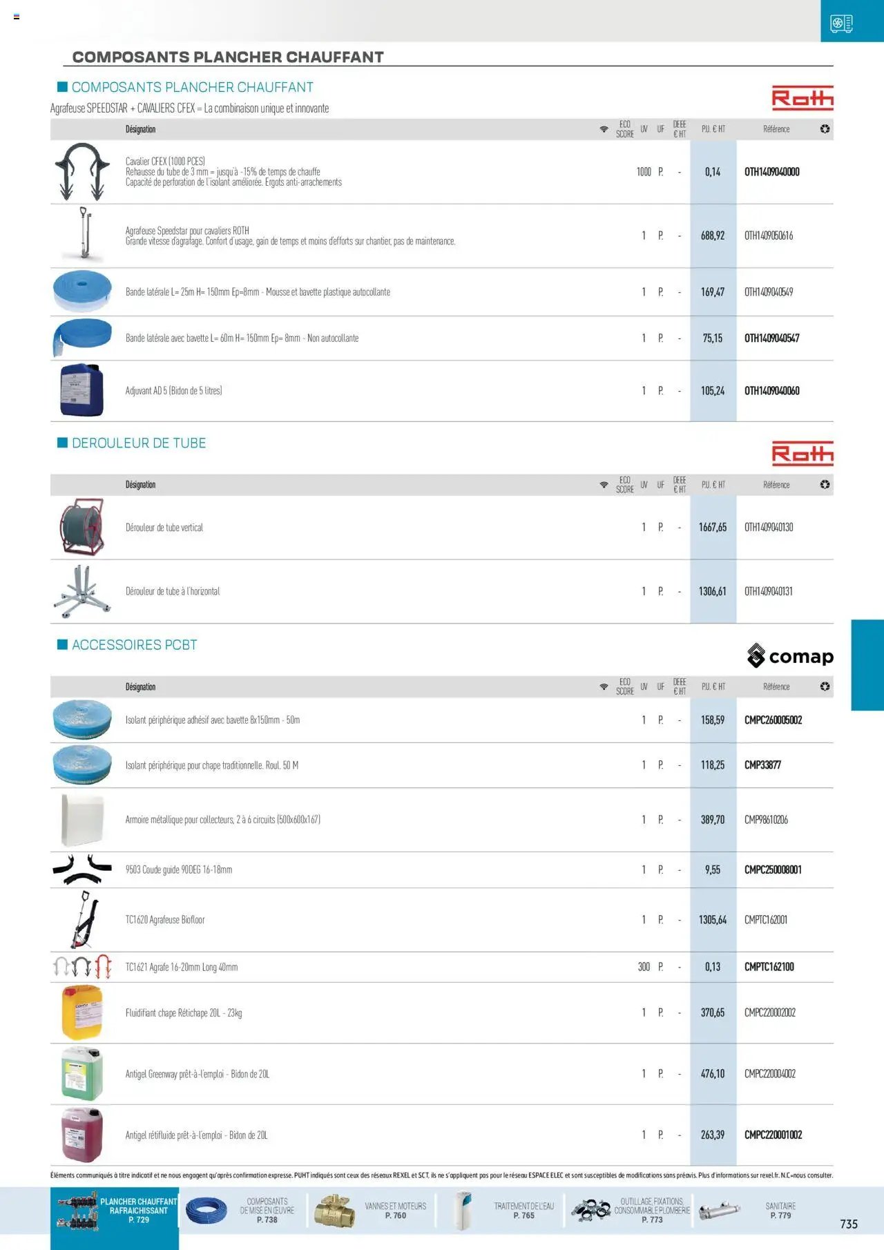 Rexel Chauffage Hydraulique, PAC Air-Eau, Plomberie et Sanitaire (2024-12-01 - 2025-12-31)