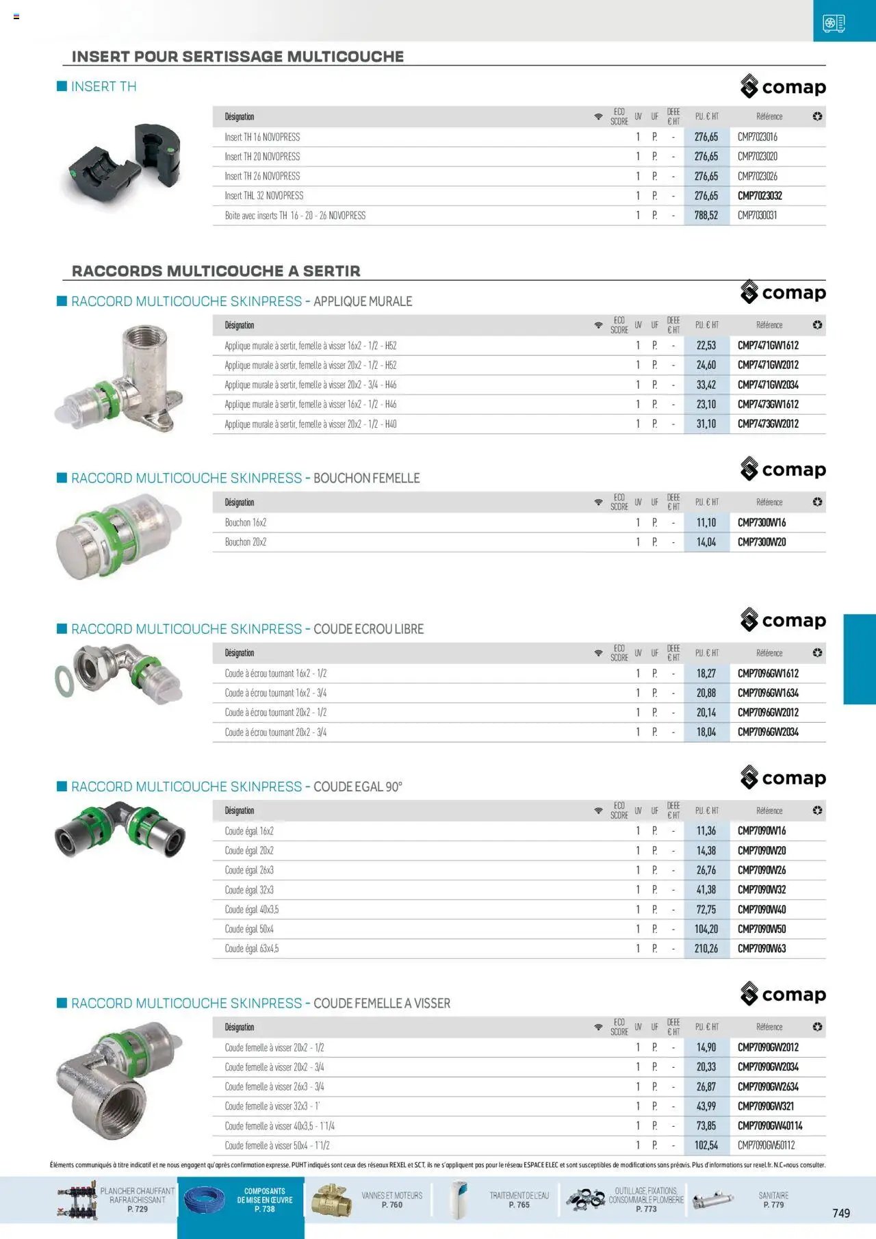 Rexel Chauffage Hydraulique, PAC Air-Eau, Plomberie et Sanitaire (2024-12-01 - 2025-12-31)