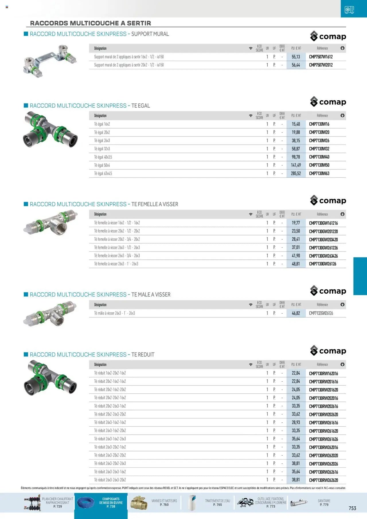 Rexel Chauffage Hydraulique, PAC Air-Eau, Plomberie et Sanitaire (2024-12-01 - 2025-12-31)