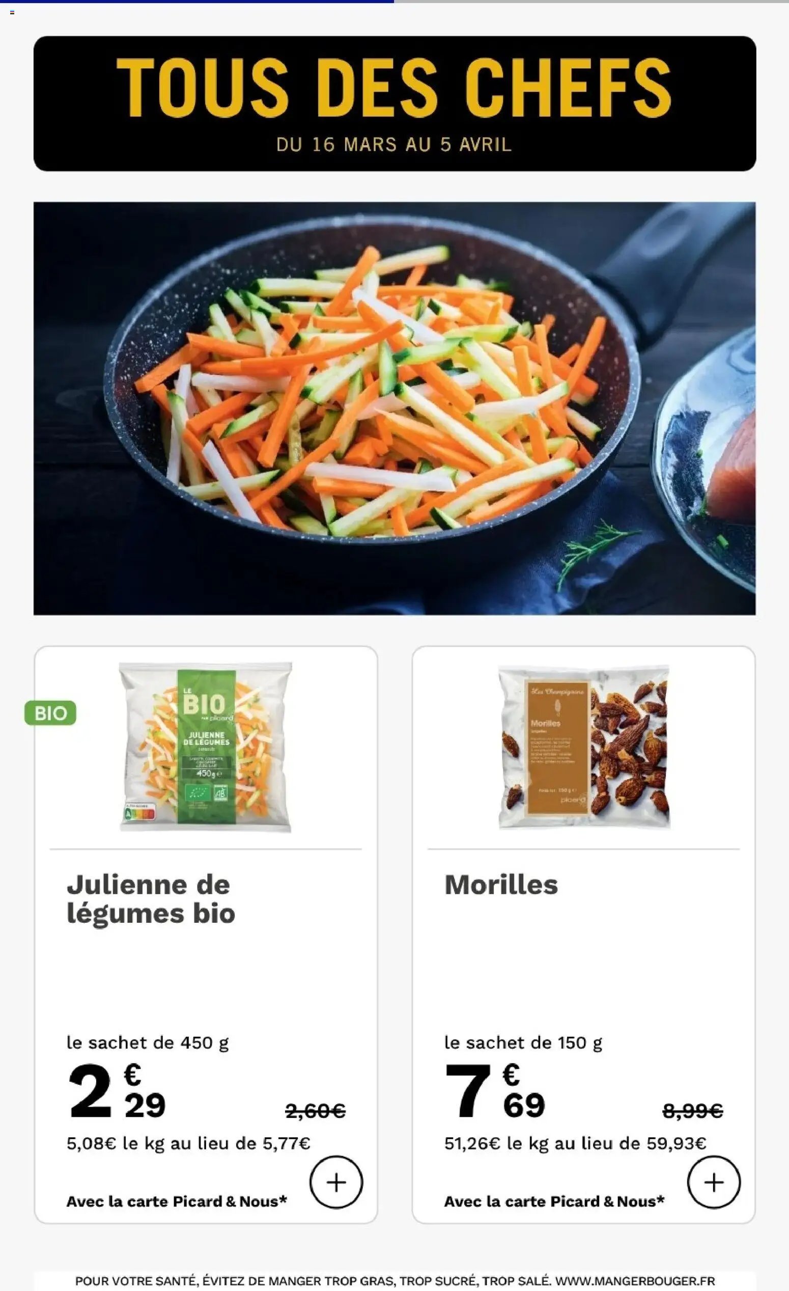 Picard - Prospectus tous des chefs (2026-03-16 - 2026-04-05)