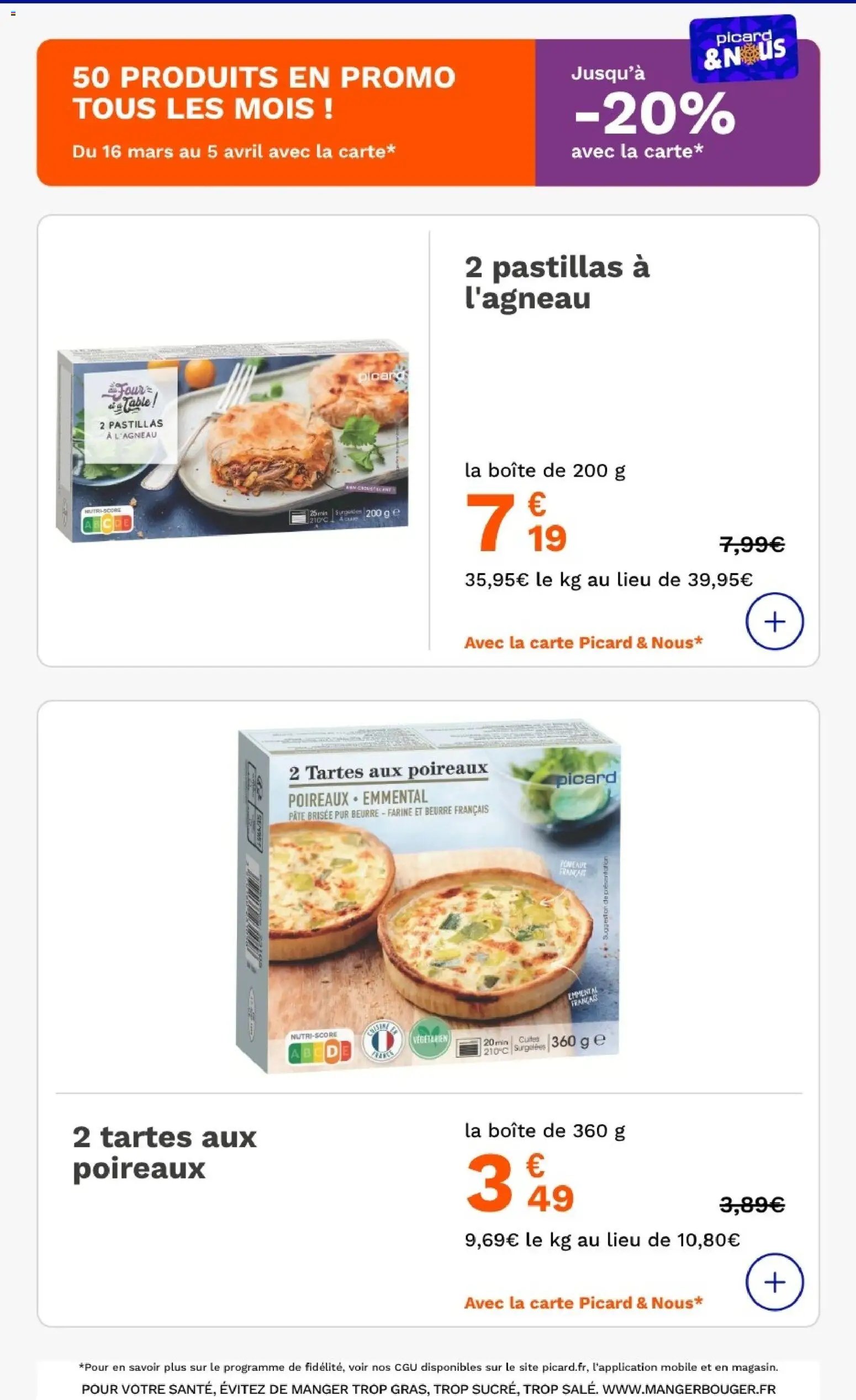 Picard - Prospectus tous des chefs