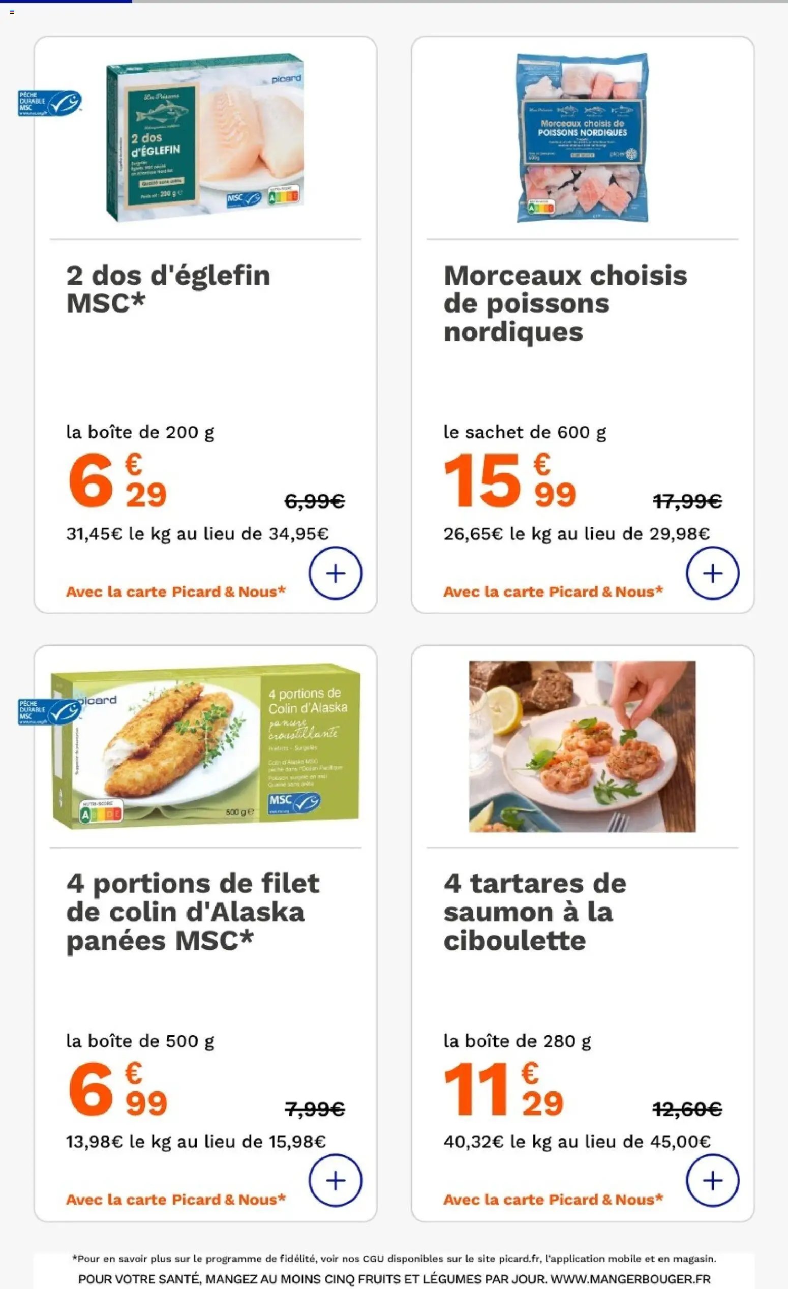 Picard - Prospectus tous des chefs