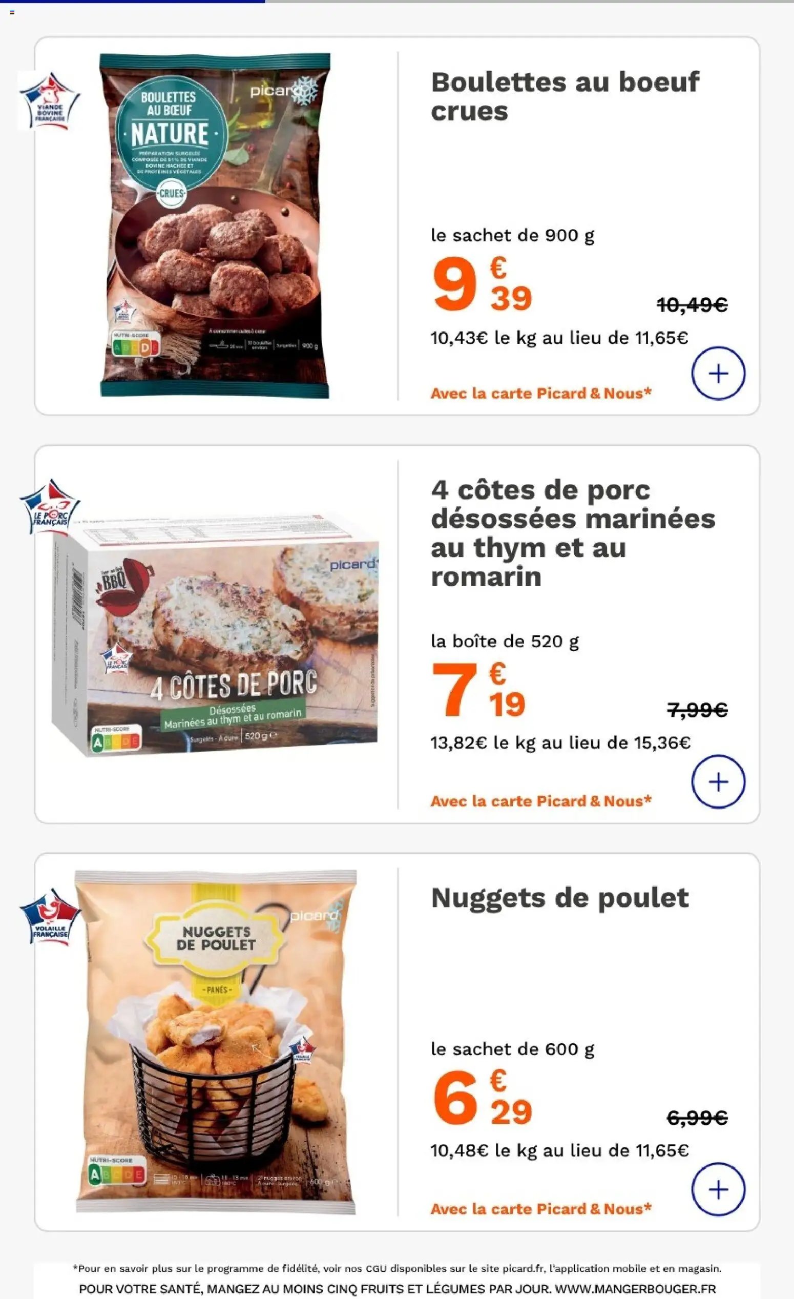 Picard - Prospectus tous des chefs