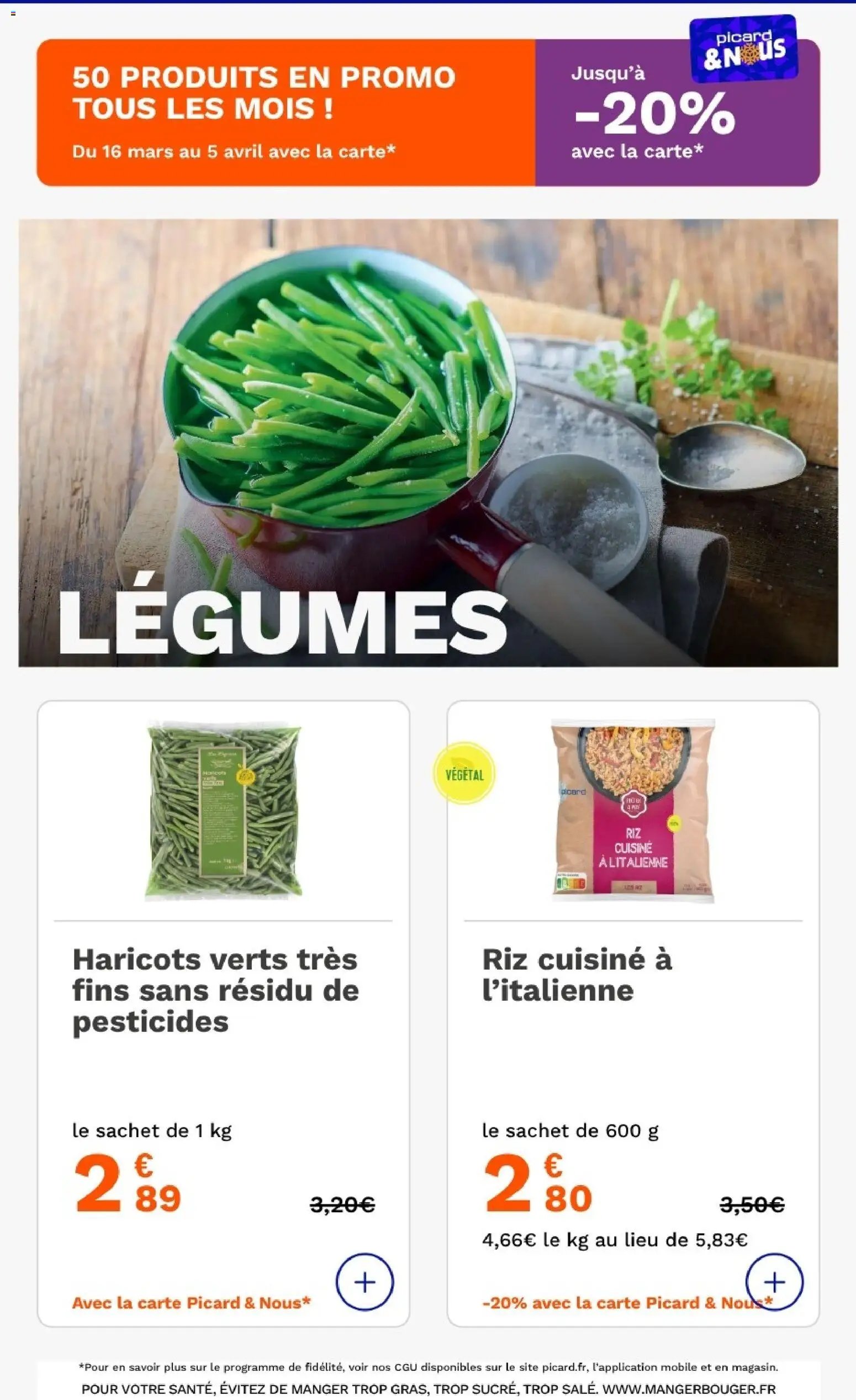 Picard - Prospectus tous des chefs