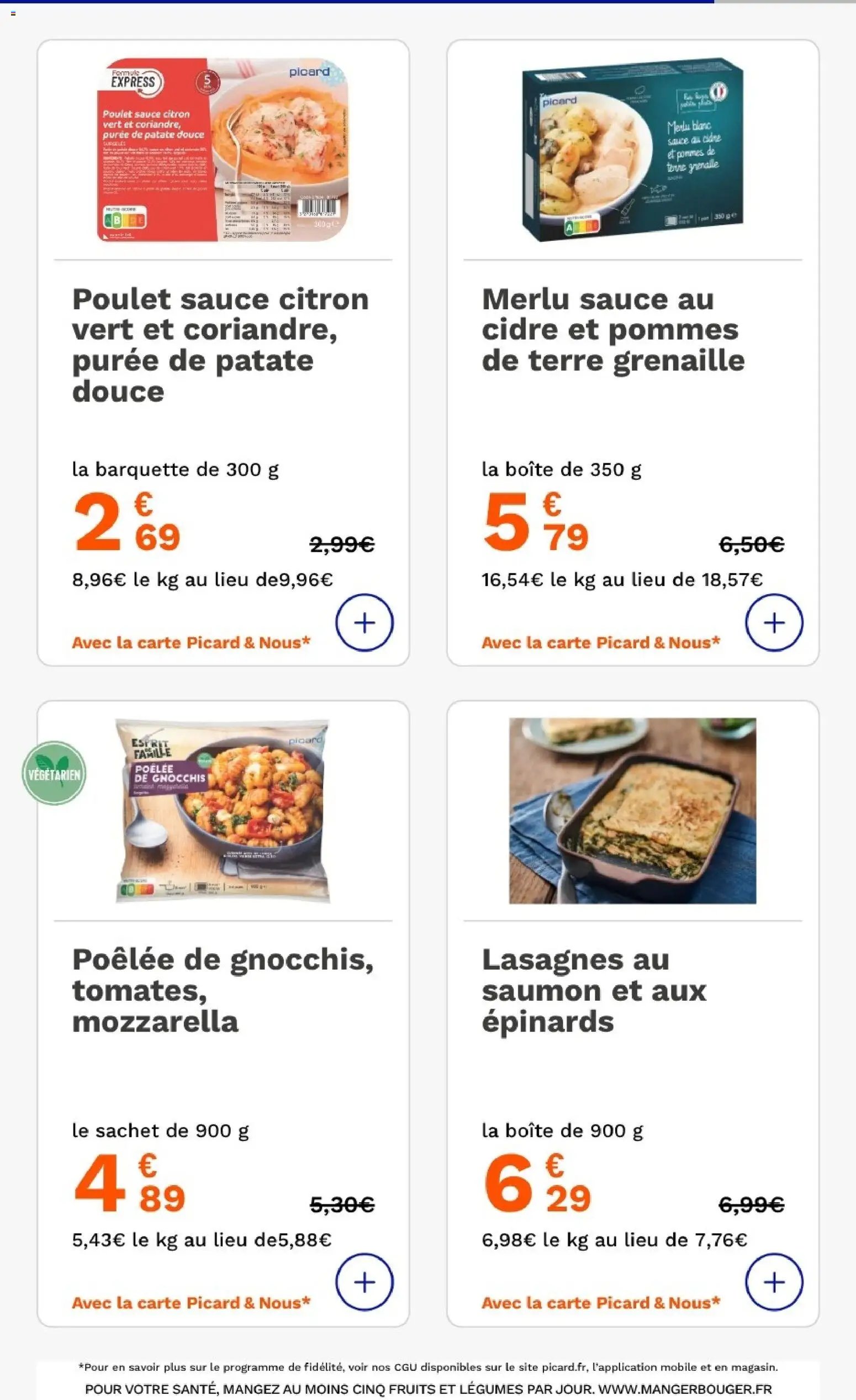 Picard - Prospectus tous des chefs