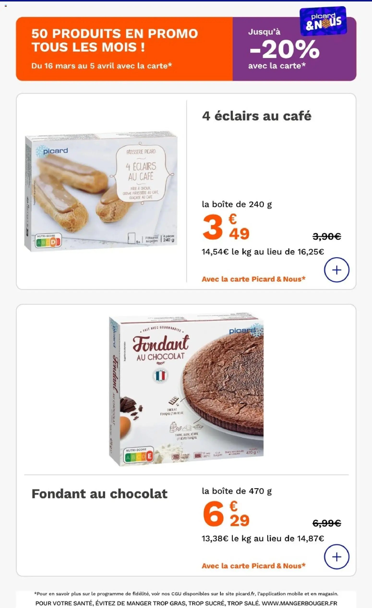 Picard - Prospectus tous des chefs (2026-03-16 - 2026-04-05)