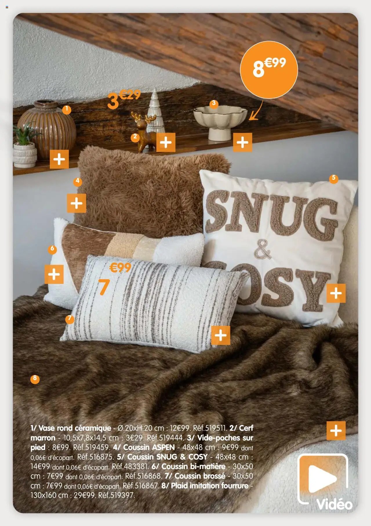 B&M catalogue décoration