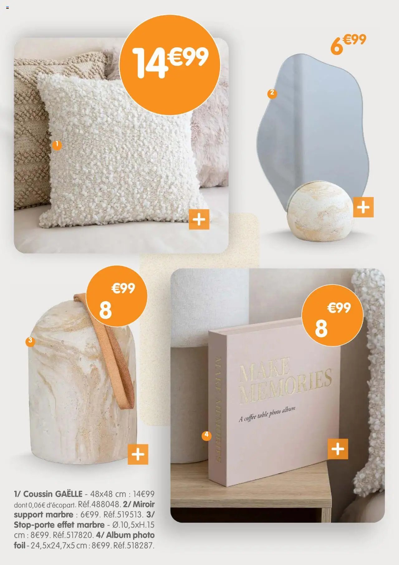 B&M catalogue décoration