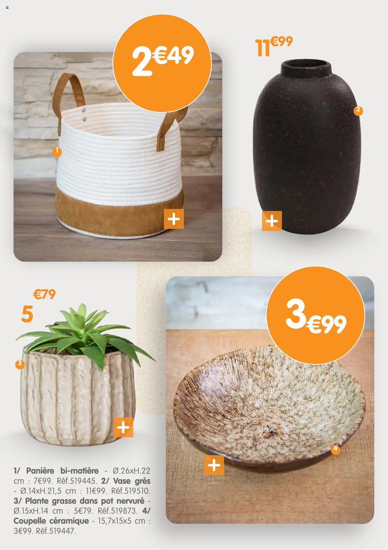 B&M catalogue décoration