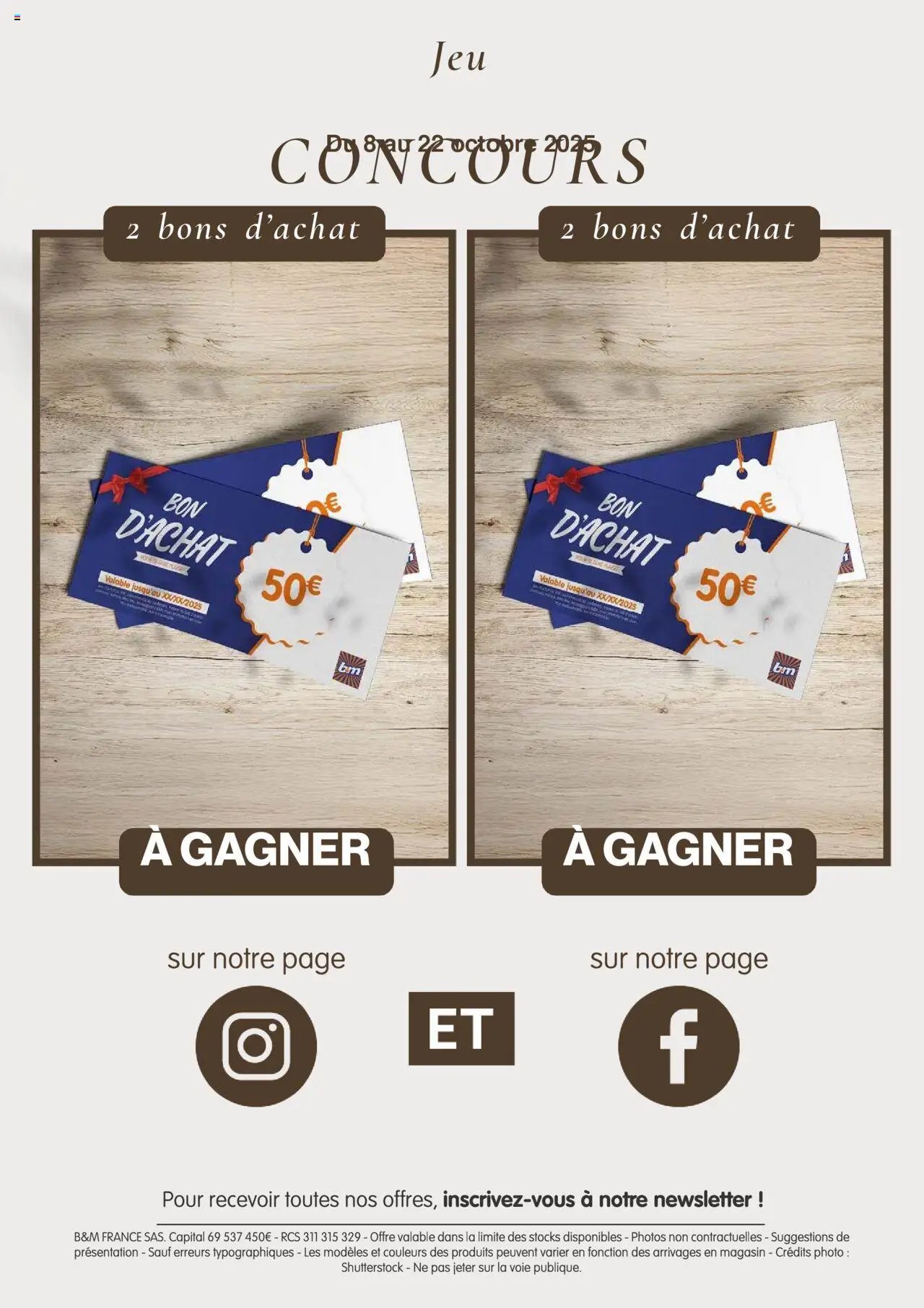 B&M catalogue décoration