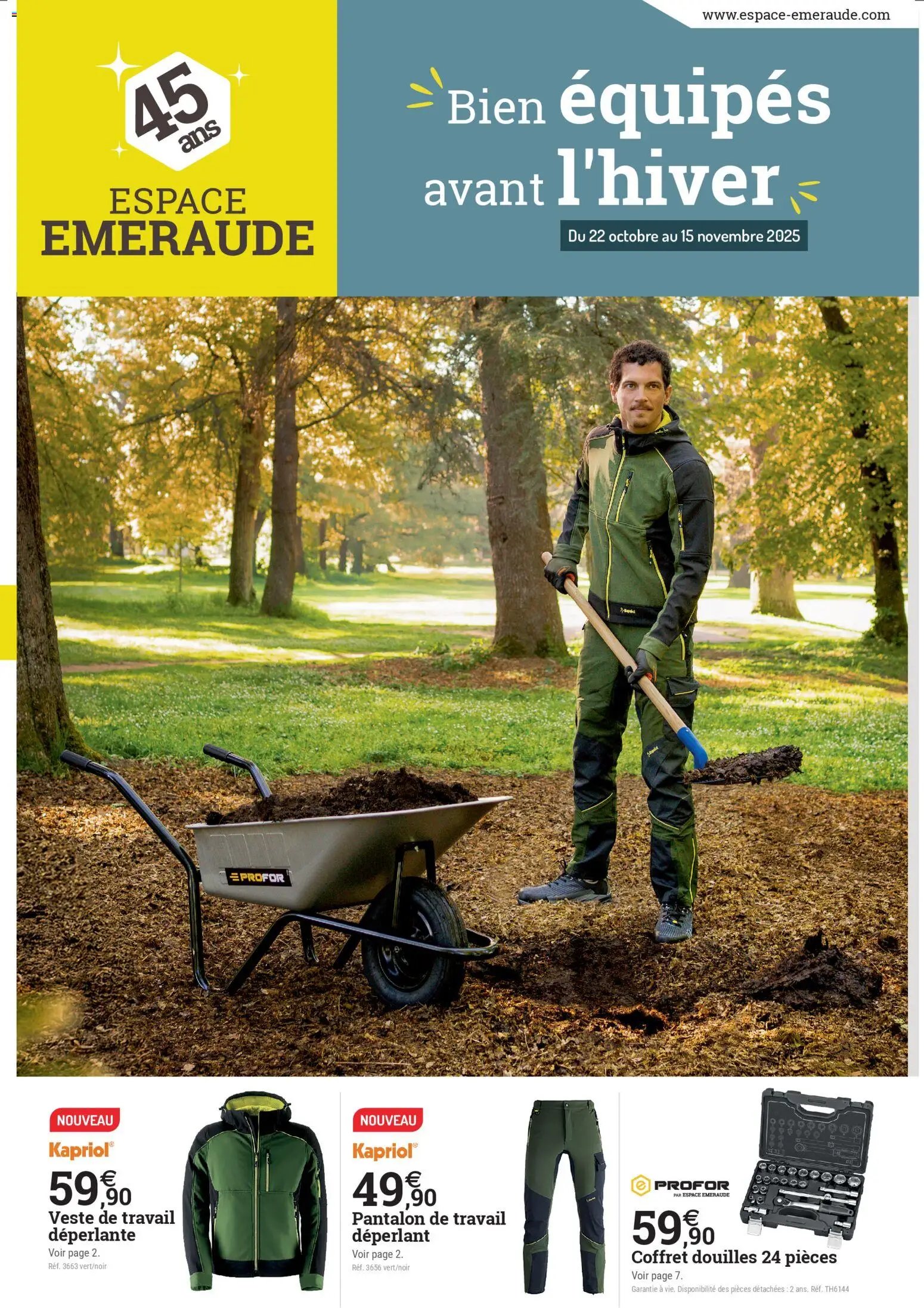 Espace Emeraude catalogue