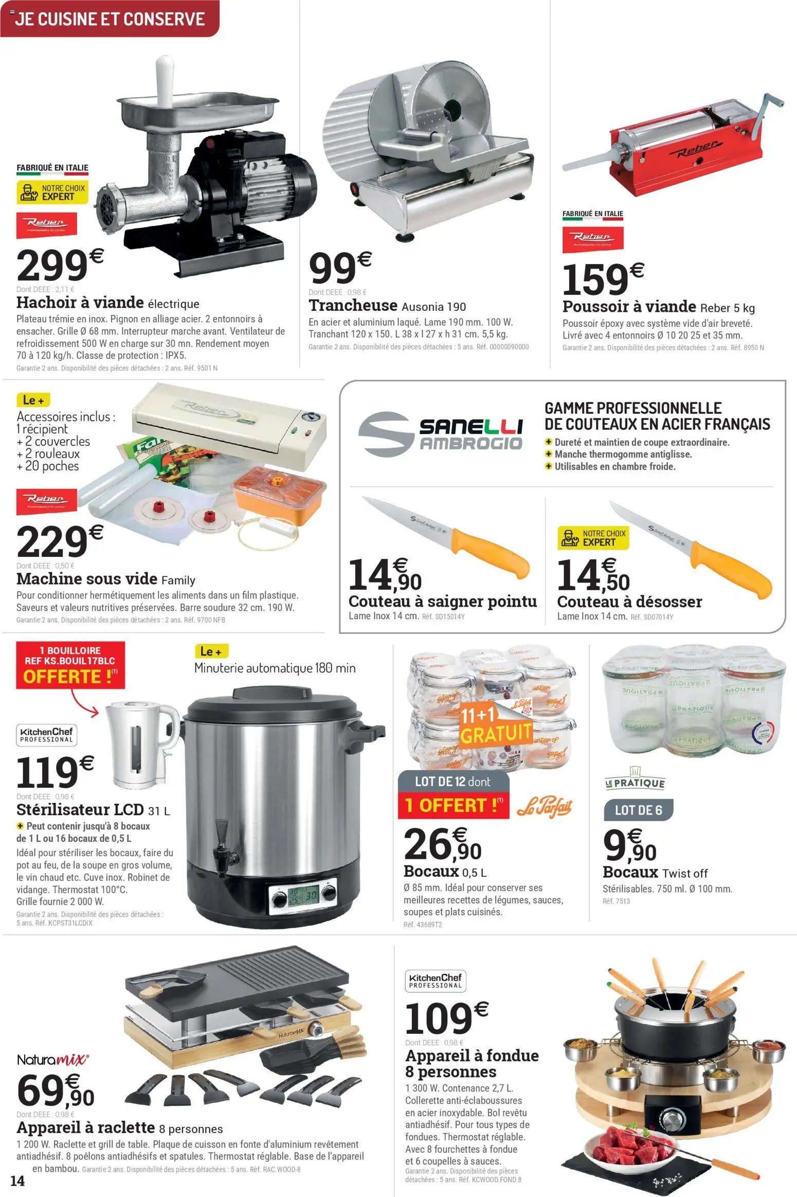 Espace Emeraude catalogue