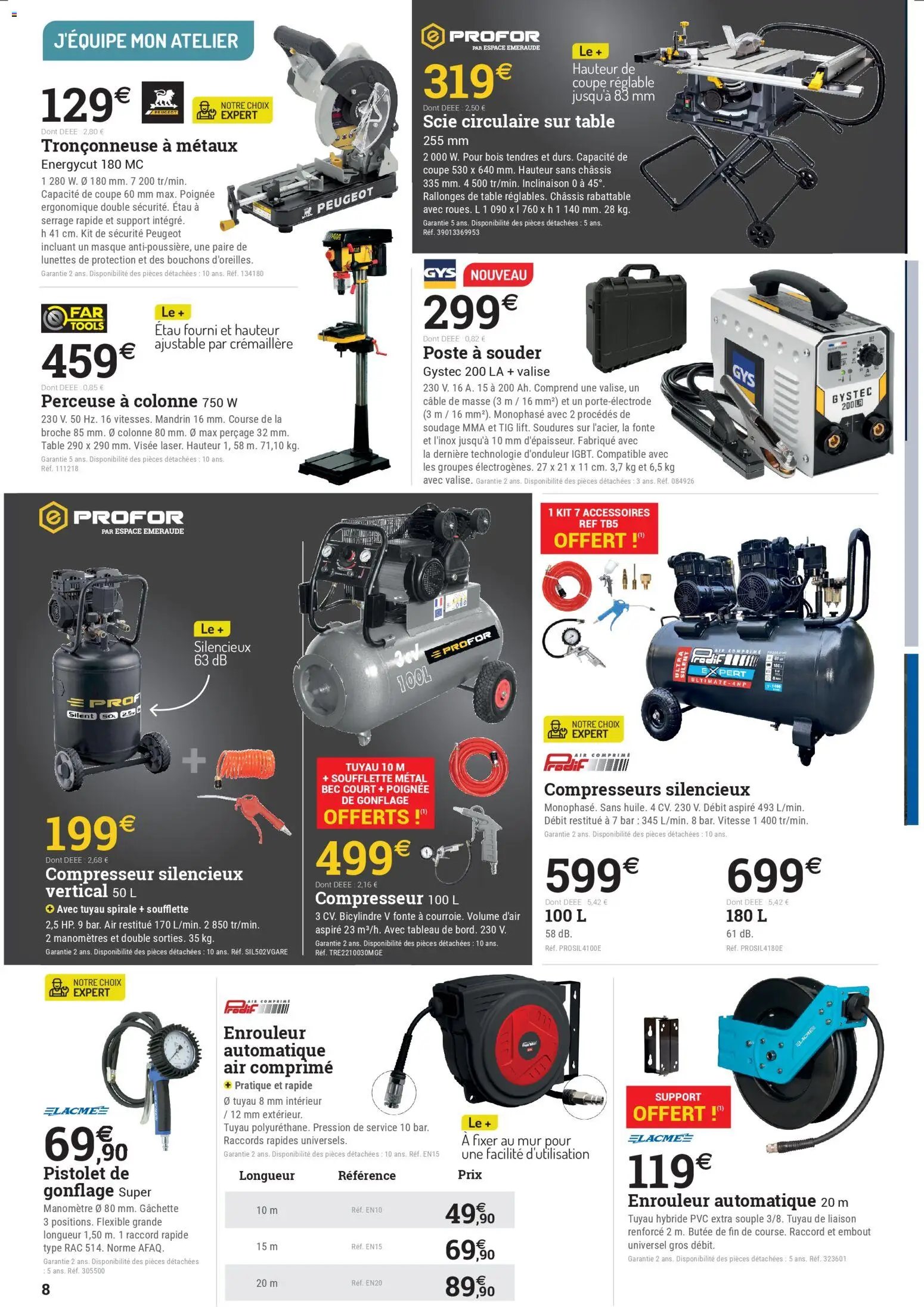 Espace Emeraude catalogue