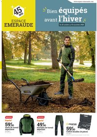 Espace Emeraude catalogue