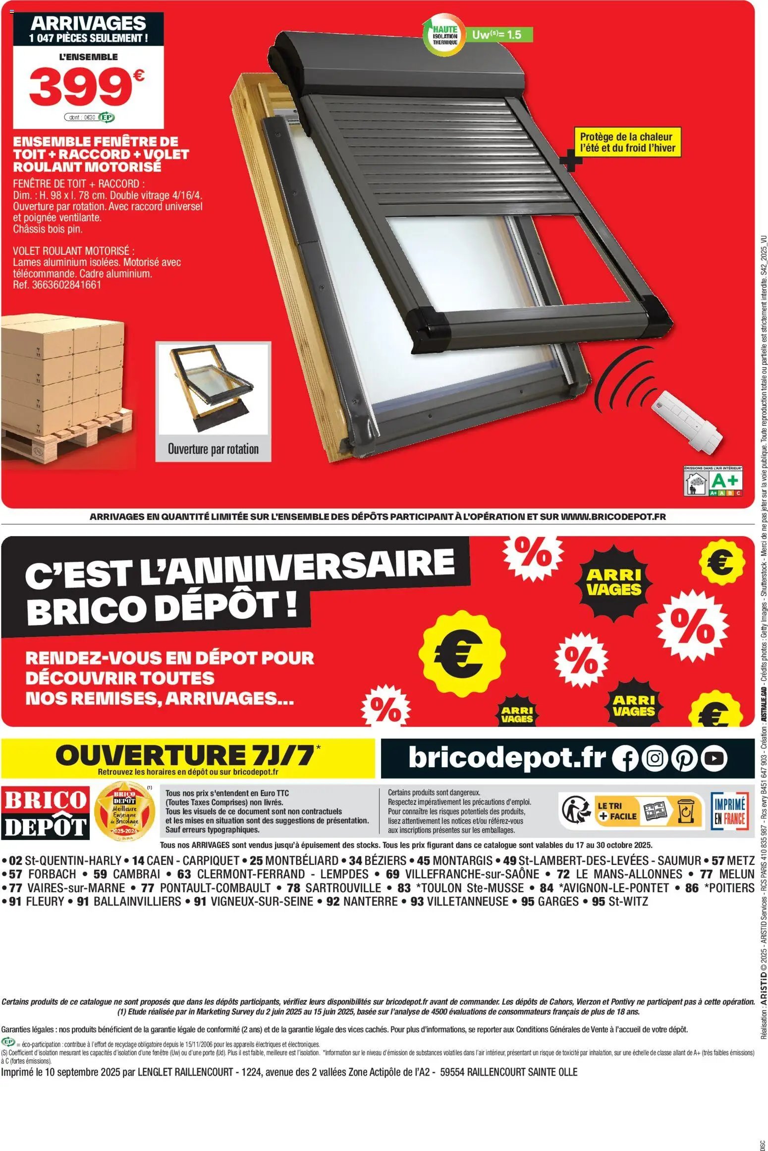 Brico Dépôt catalogue L'Anniv à prix dépôt