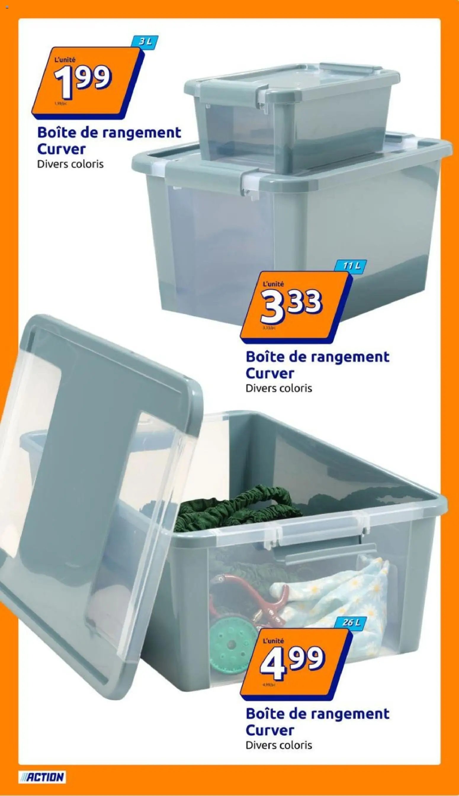 Action catalogue