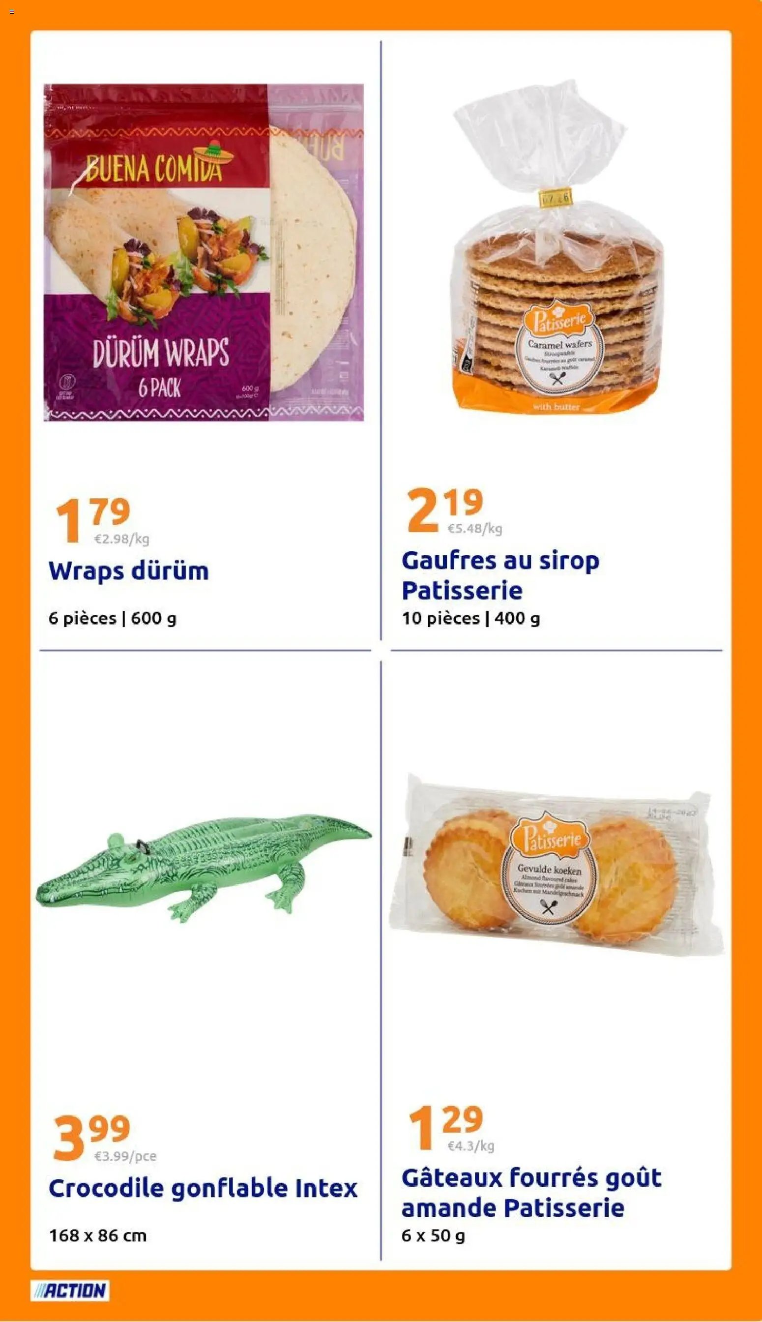 Action catalogue